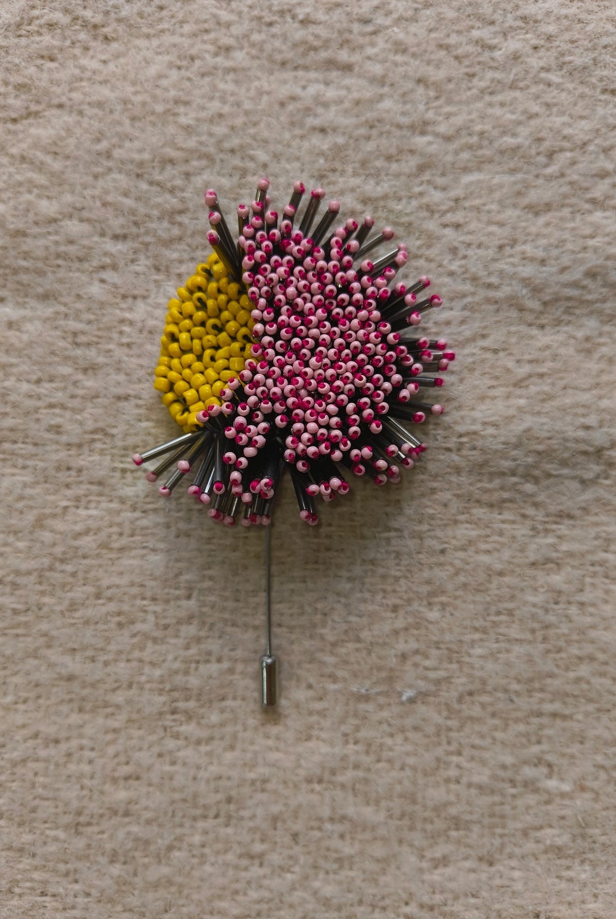 Midnight Bloom Brooch - Light Pink - CiceroniBroochBandish