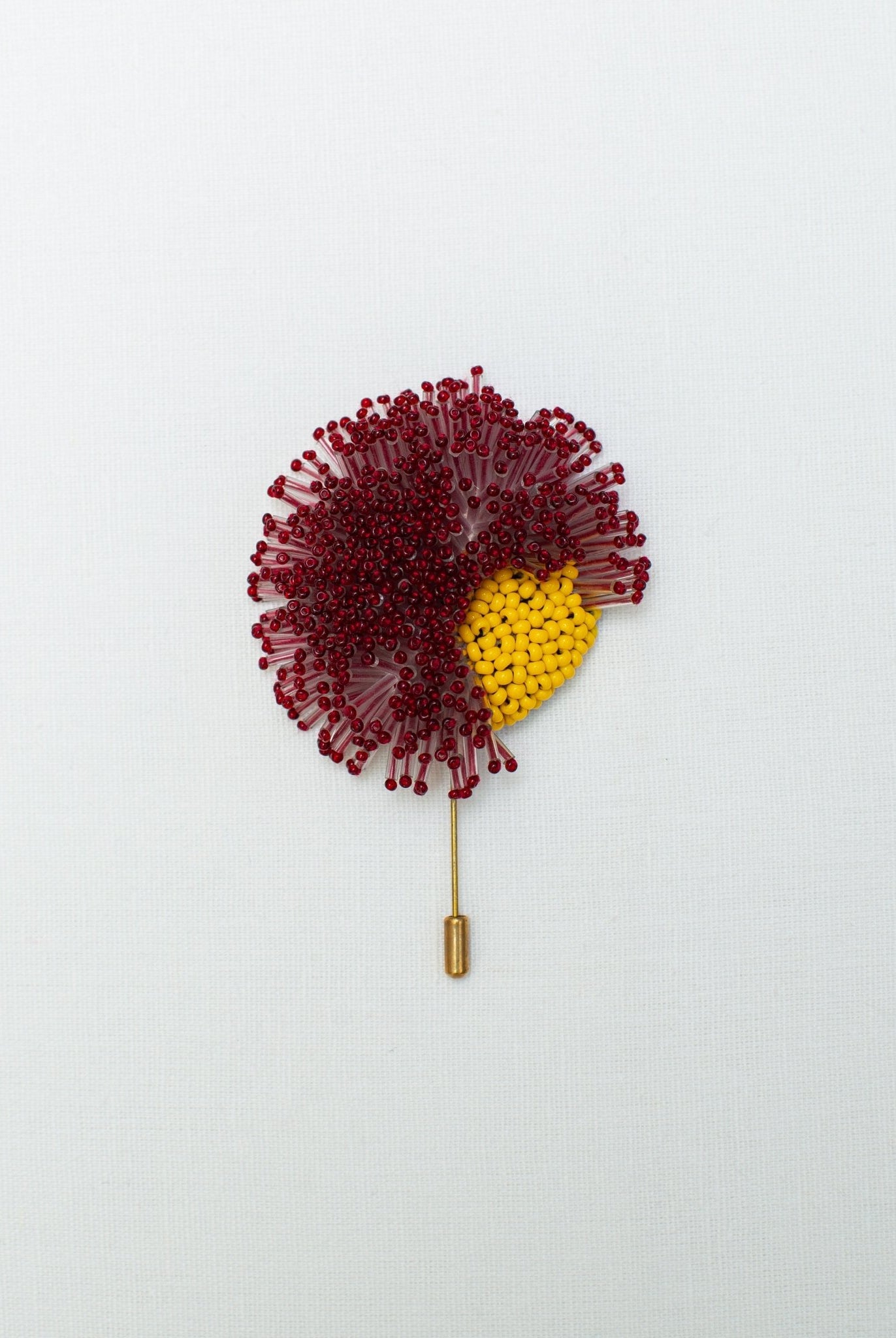 Midnight Bloom Brooch - Red - CiceroniBroochBandish
