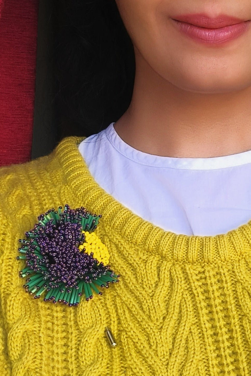 Midnight Bloom Brooch - CiceroniBroochBandish