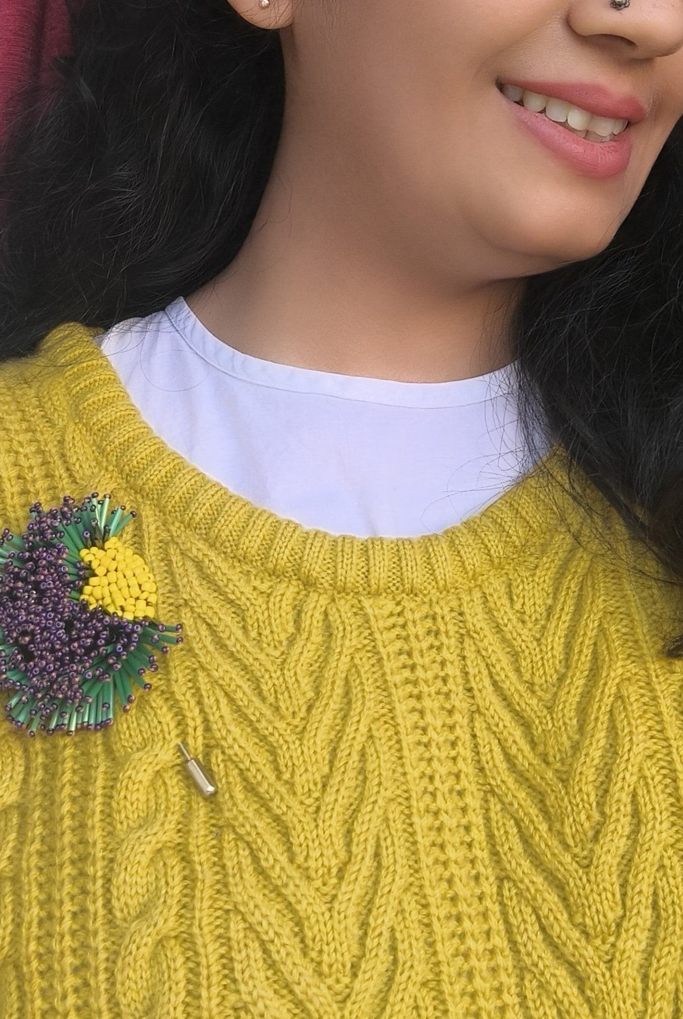 Midnight Bloom Brooch - CiceroniBroochBandish