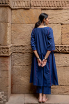 Midnight Blue Kurta Set - CiceroniKurta SetMaidaan
