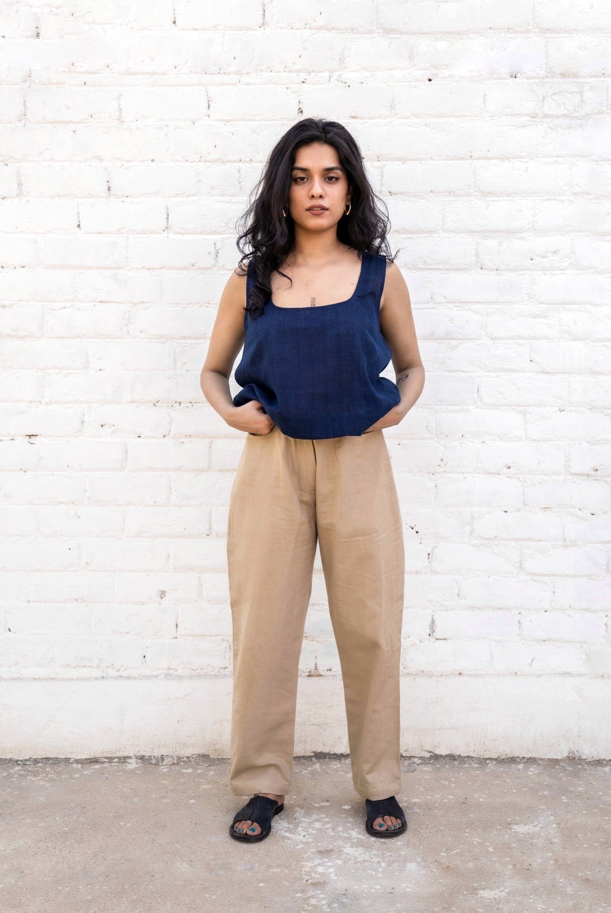 Midnight Indigo Tank Top - CiceroniTopswith N.
