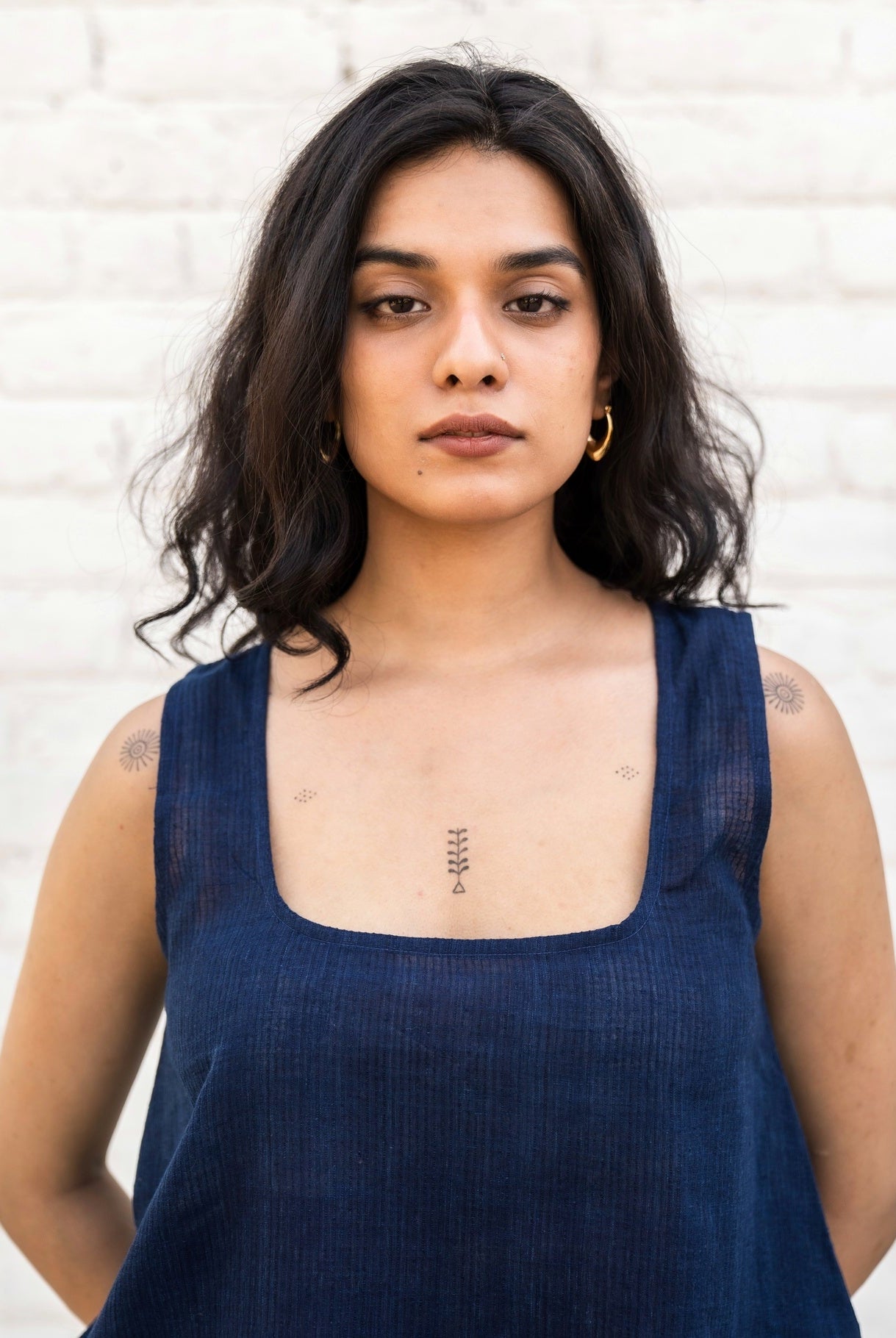 Midnight Indigo Tank Top - CiceroniTopswith N.