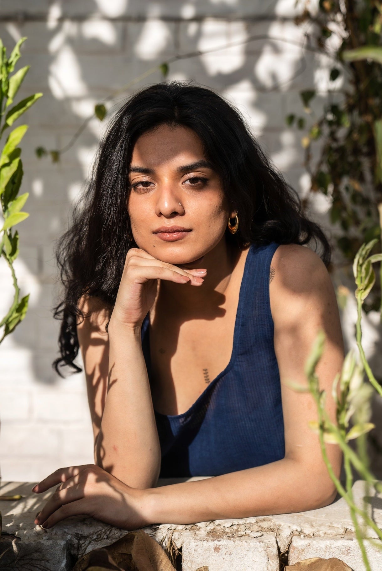 Midnight Indigo Tank Top - CiceroniTopswith N.