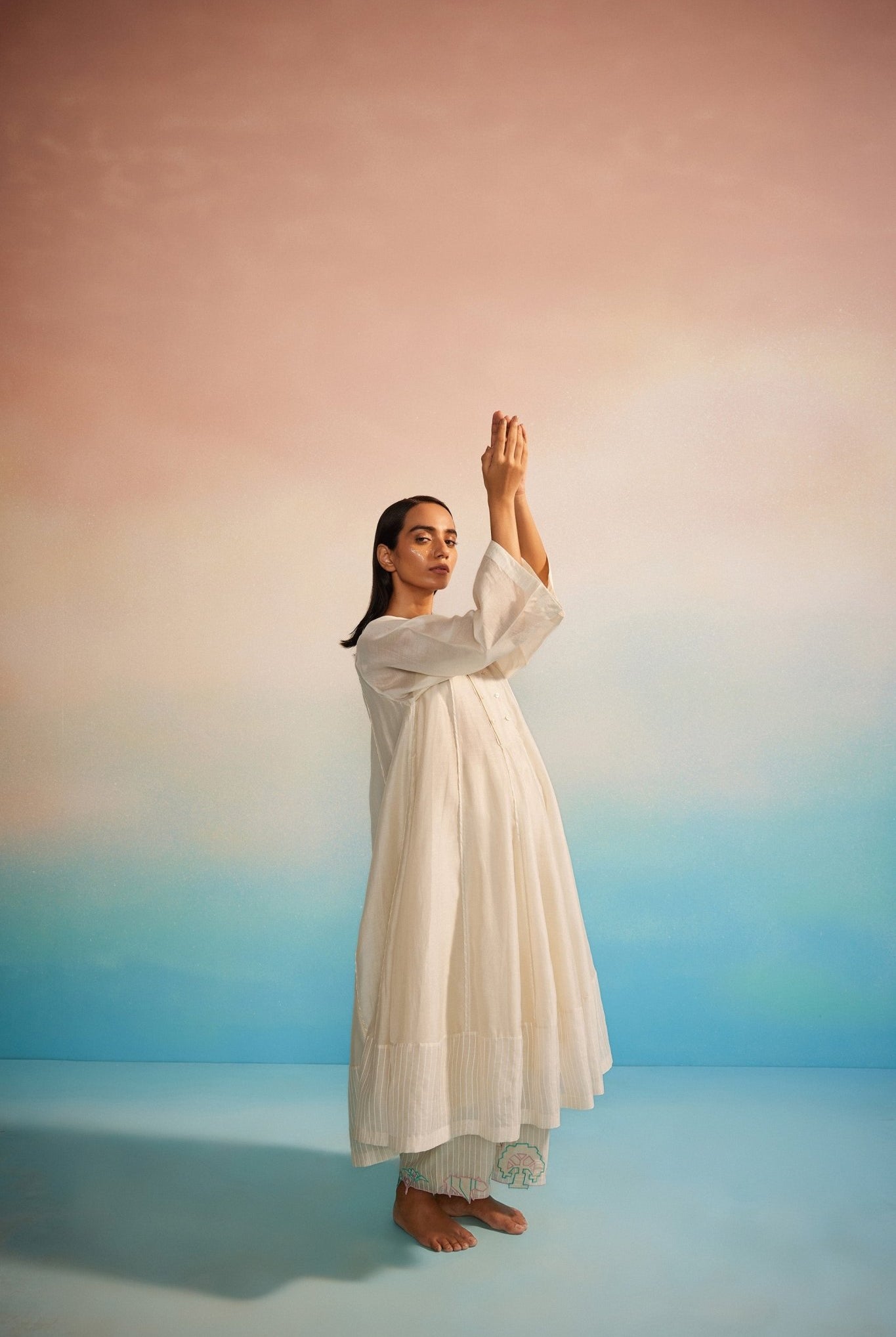 Midori Panelled Dress - CiceroniKurta, Everyday WearAhmev