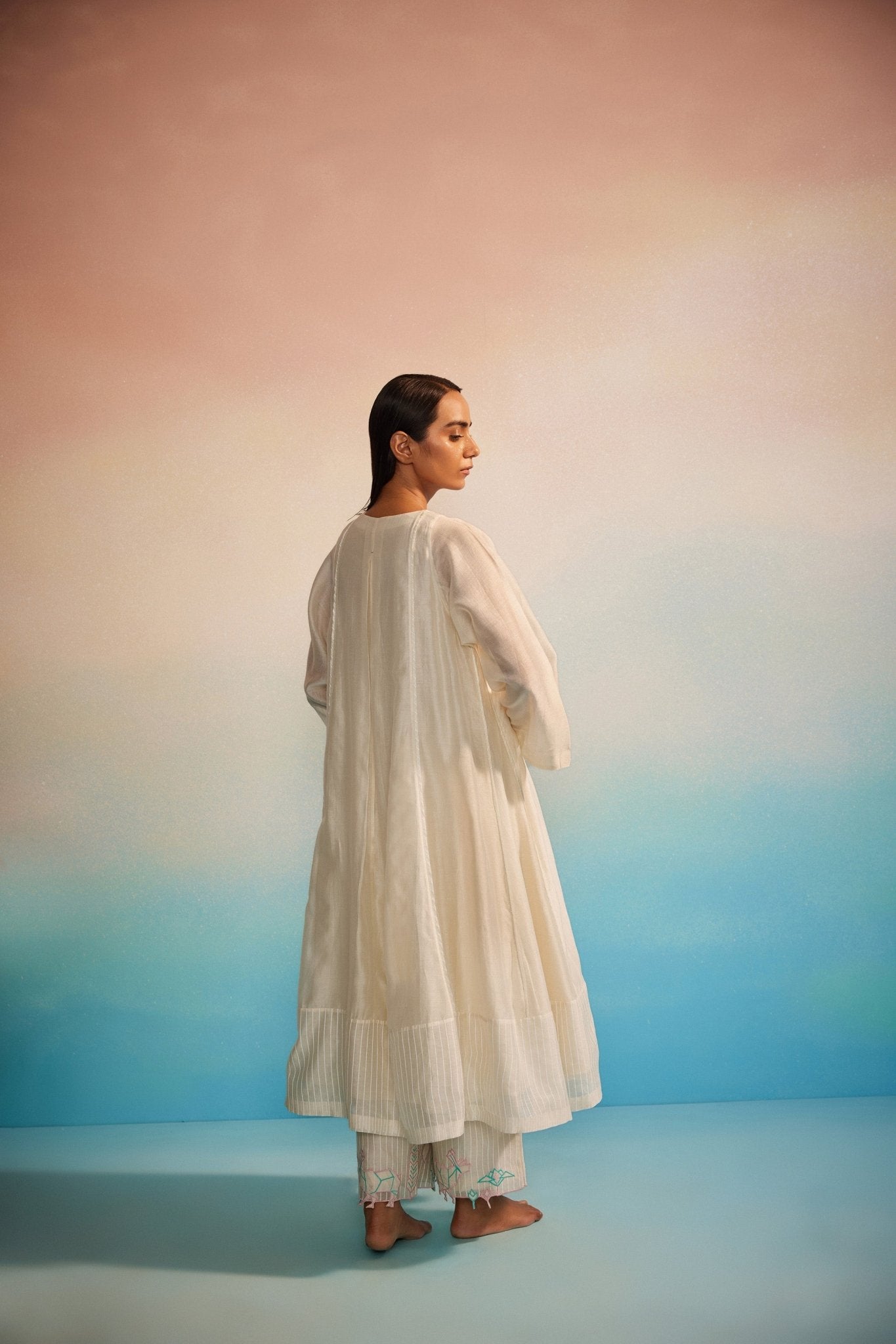 Midori Panelled Dress - CiceroniKurta, Everyday WearAhmev