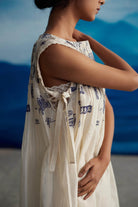 Mignon Pleated Neck Dress - CiceroniDressesAhmev