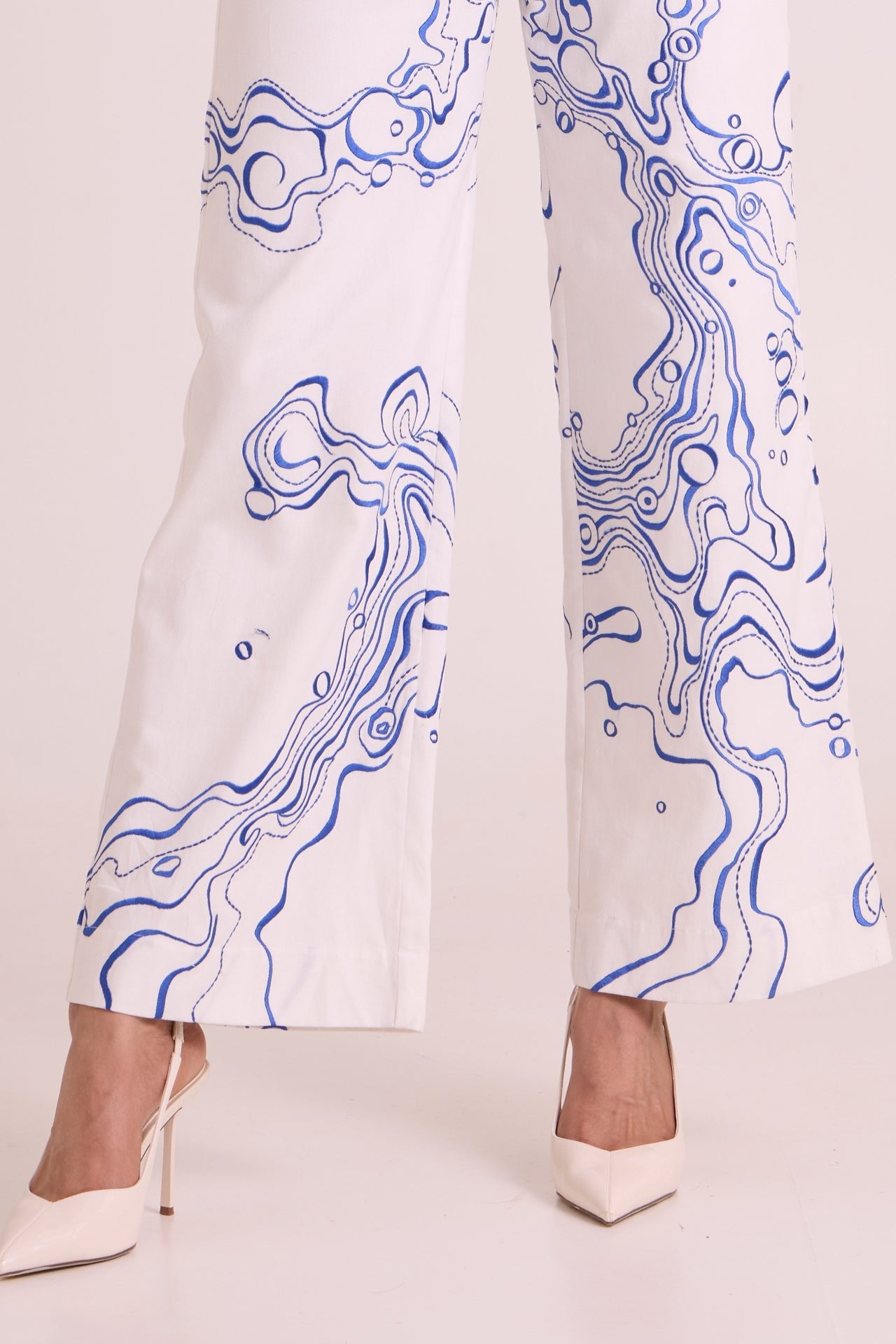 Mikel - Blue Tides Top & Pant Set - CiceroniCo-ord SetMadder Much