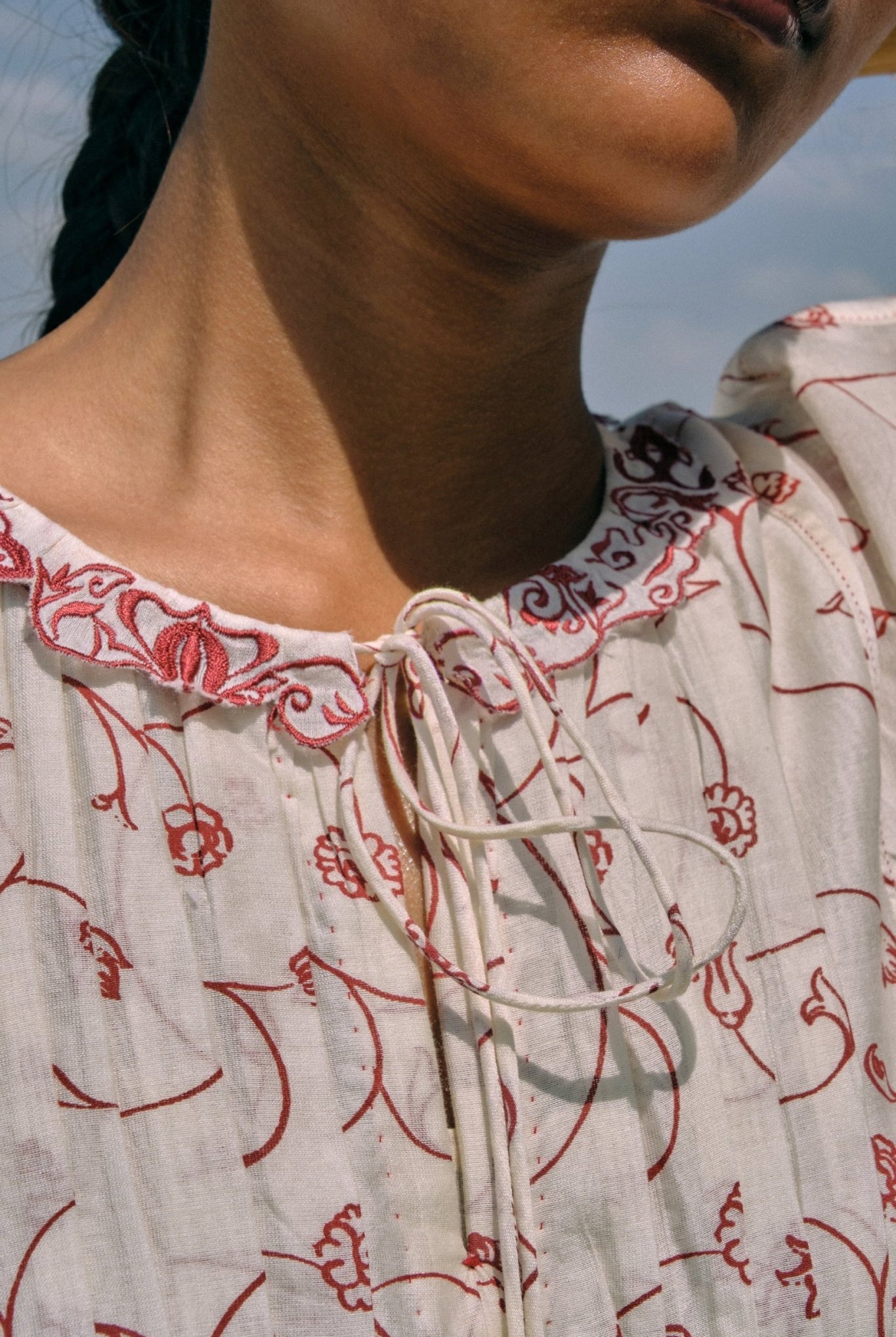 Min Maw Chanderi Tier Dress - CiceroniDressesAhmev