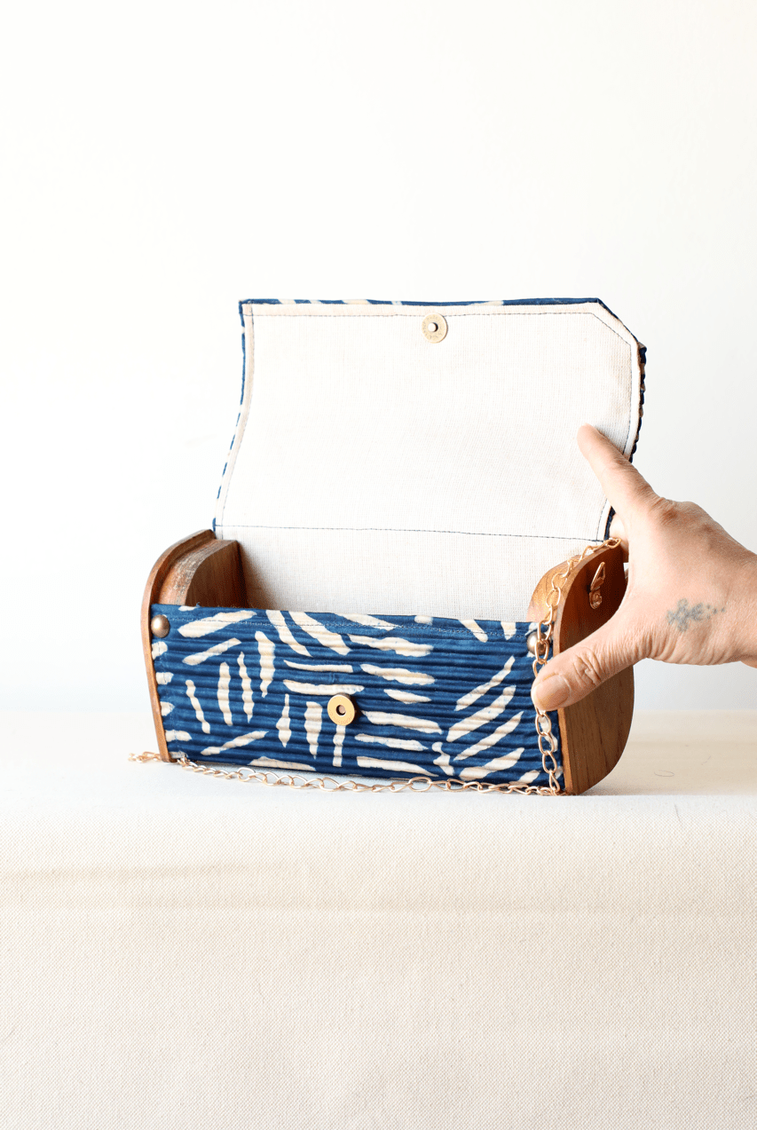 Mini Clutch - Indigo - CiceroniBagsLukka Chuppi