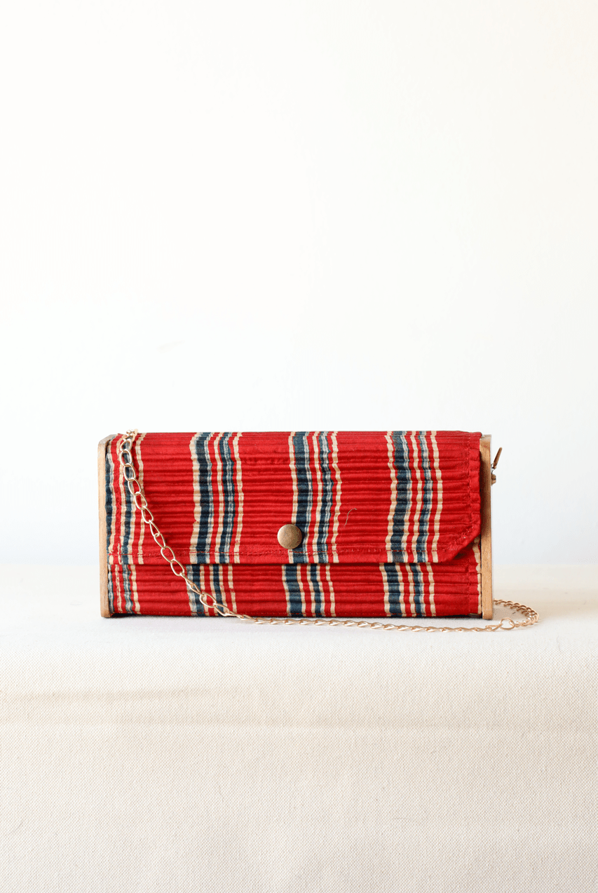 Mini Clutch - Red Line - CiceroniBagsLukka Chuppi