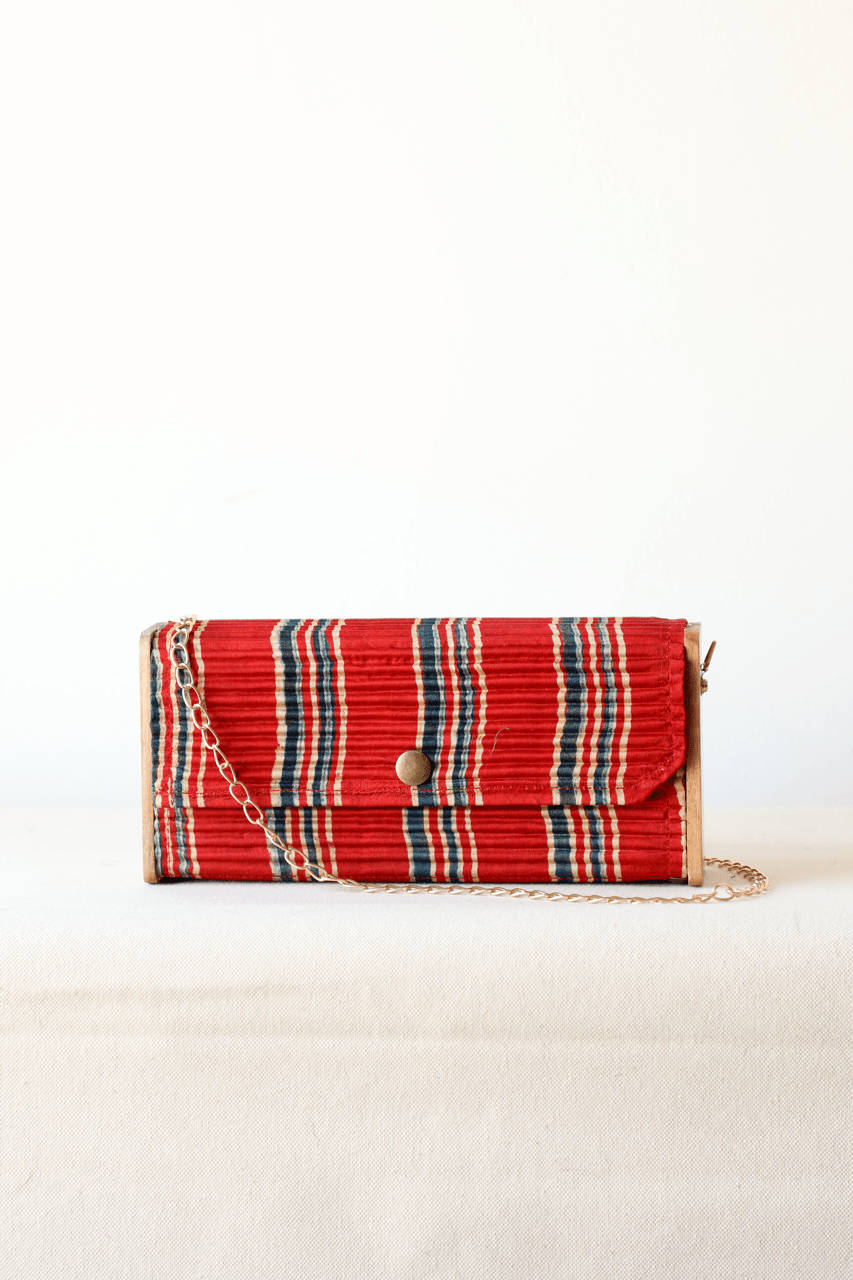 Mini Clutch - Red Line - CiceroniBagsLukka Chuppi