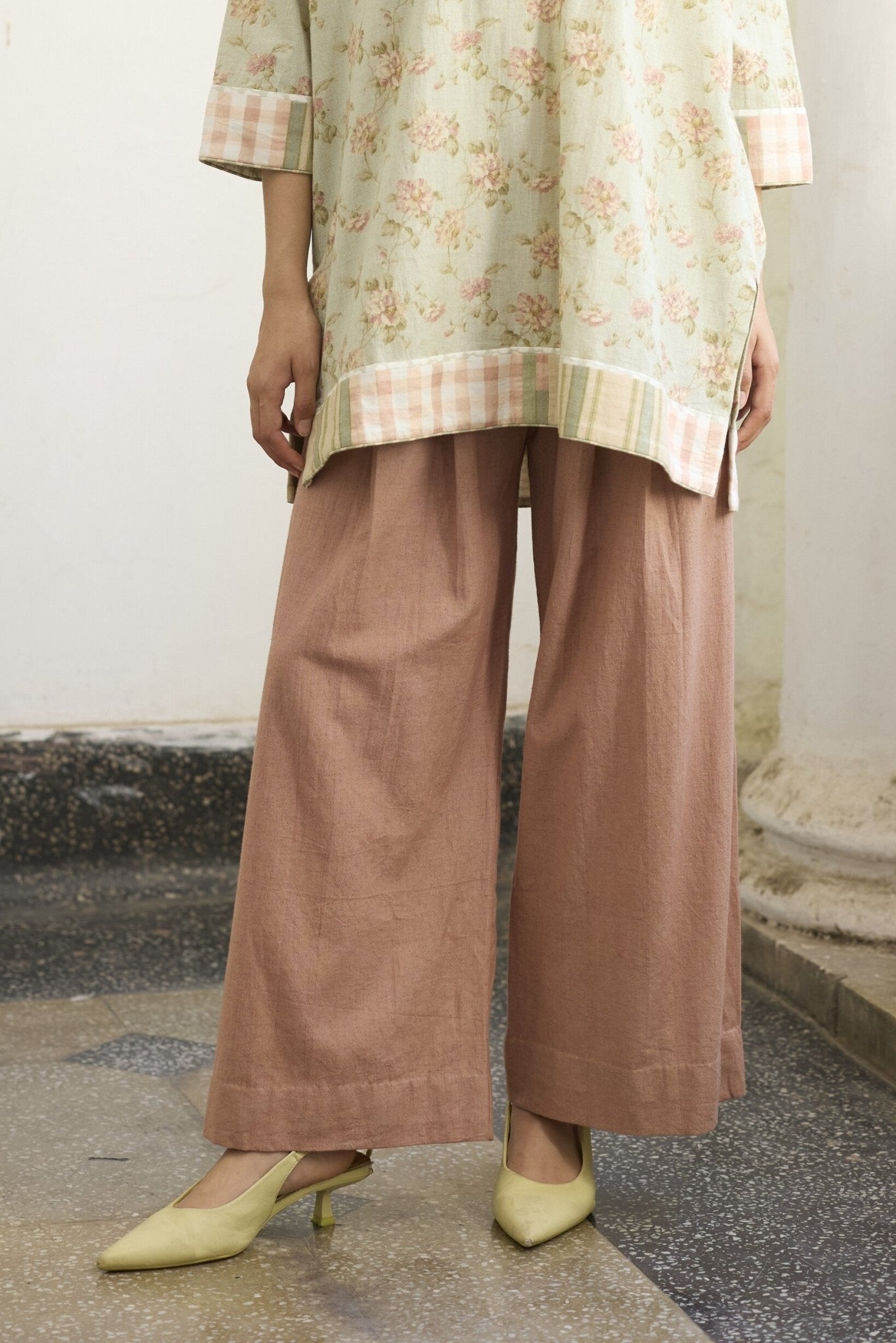 Mio Co - ord Set - Leaf Green and Peach - CiceroniCo - ord SetKhyati Rughani