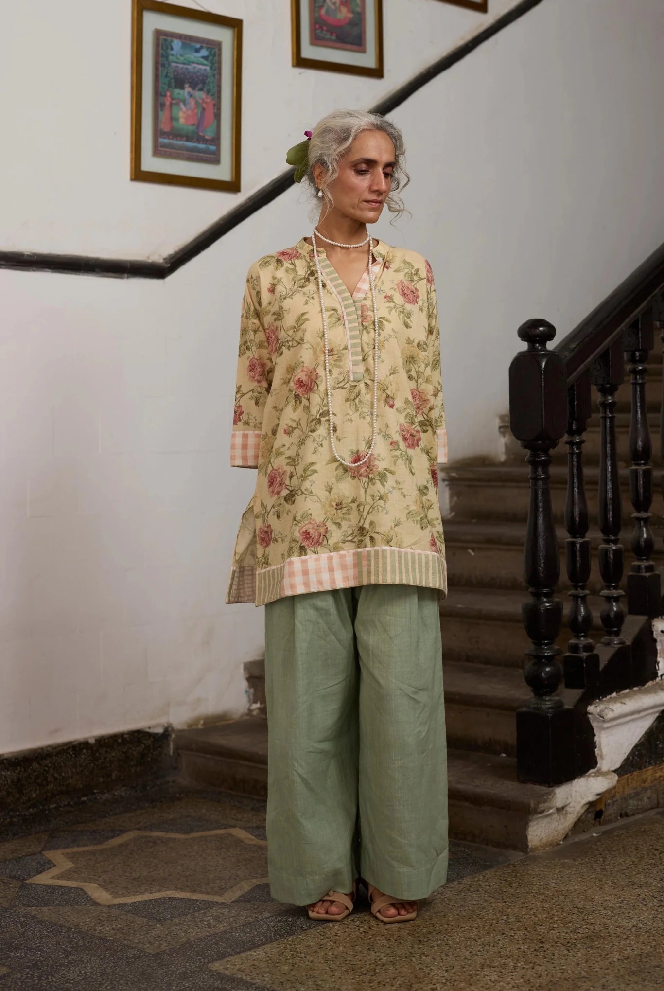 Mio Pant- Green - CiceroniPantsKhyati Rughani