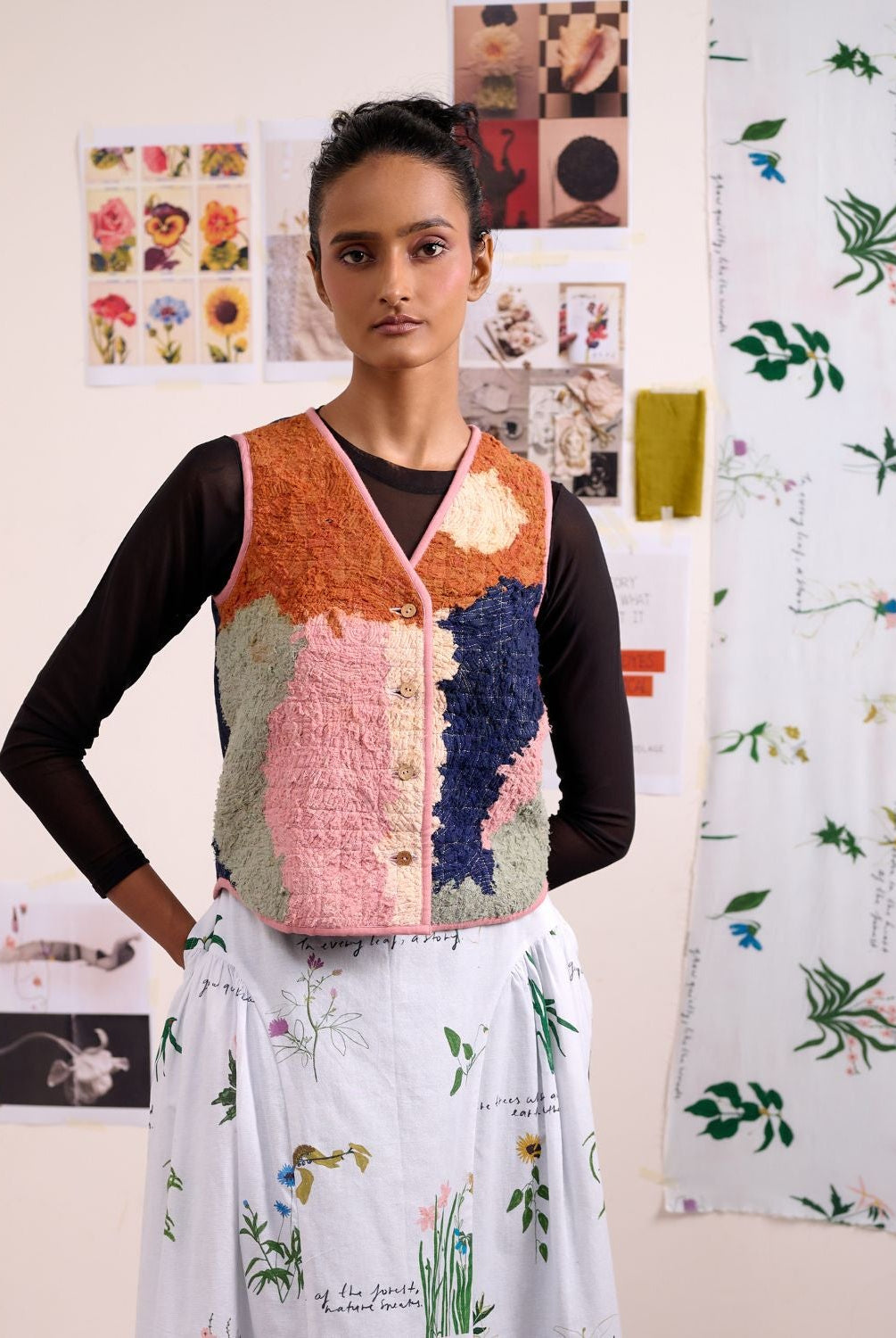 Mirae Textured Jacket - CiceroniJacketsDoodlage