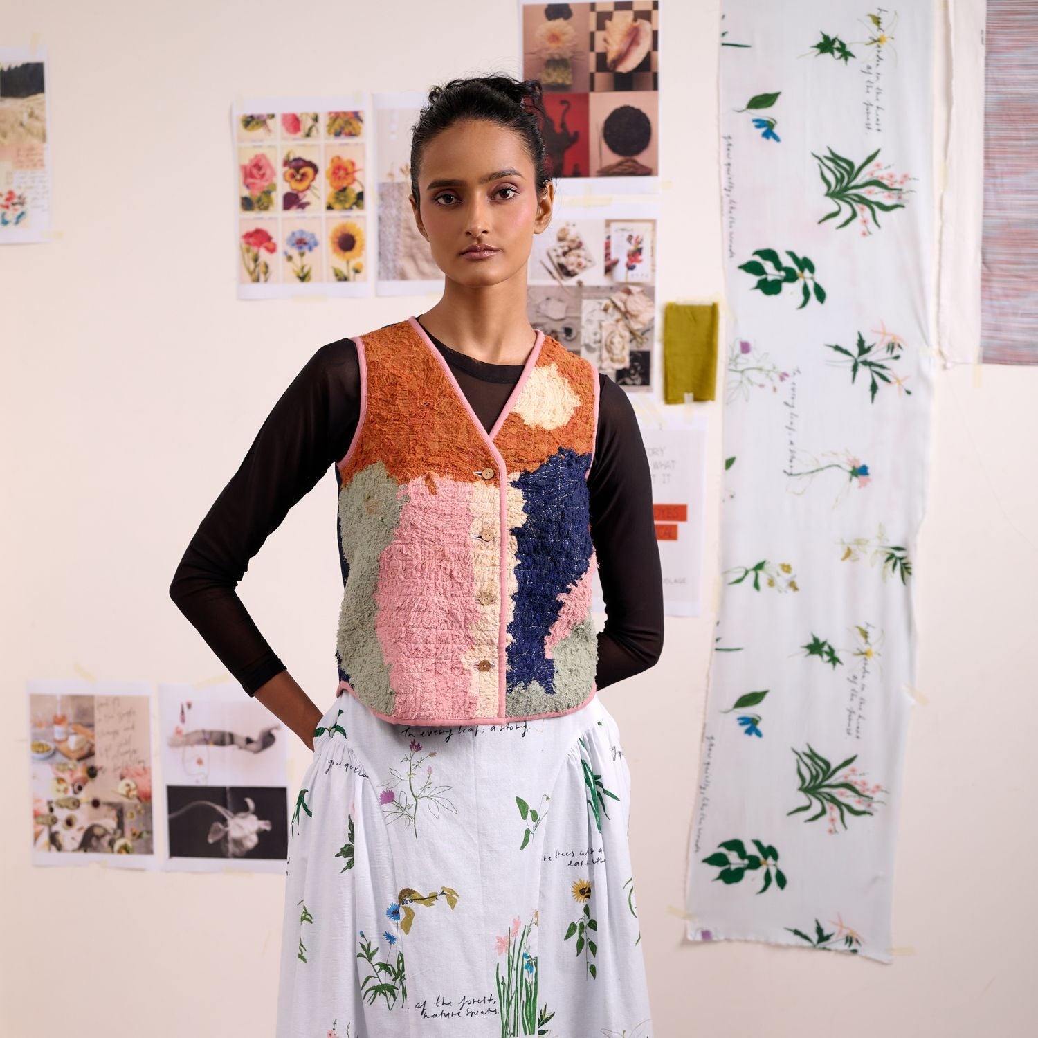 Mirae Textured Jacket - CiceroniJacketsDoodlage