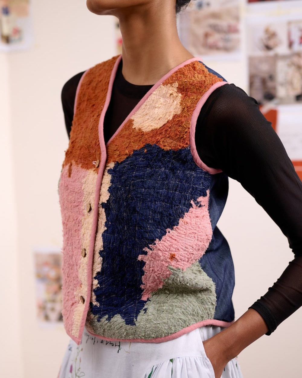 Mirae Textured Jacket - CiceroniJacketsDoodlage