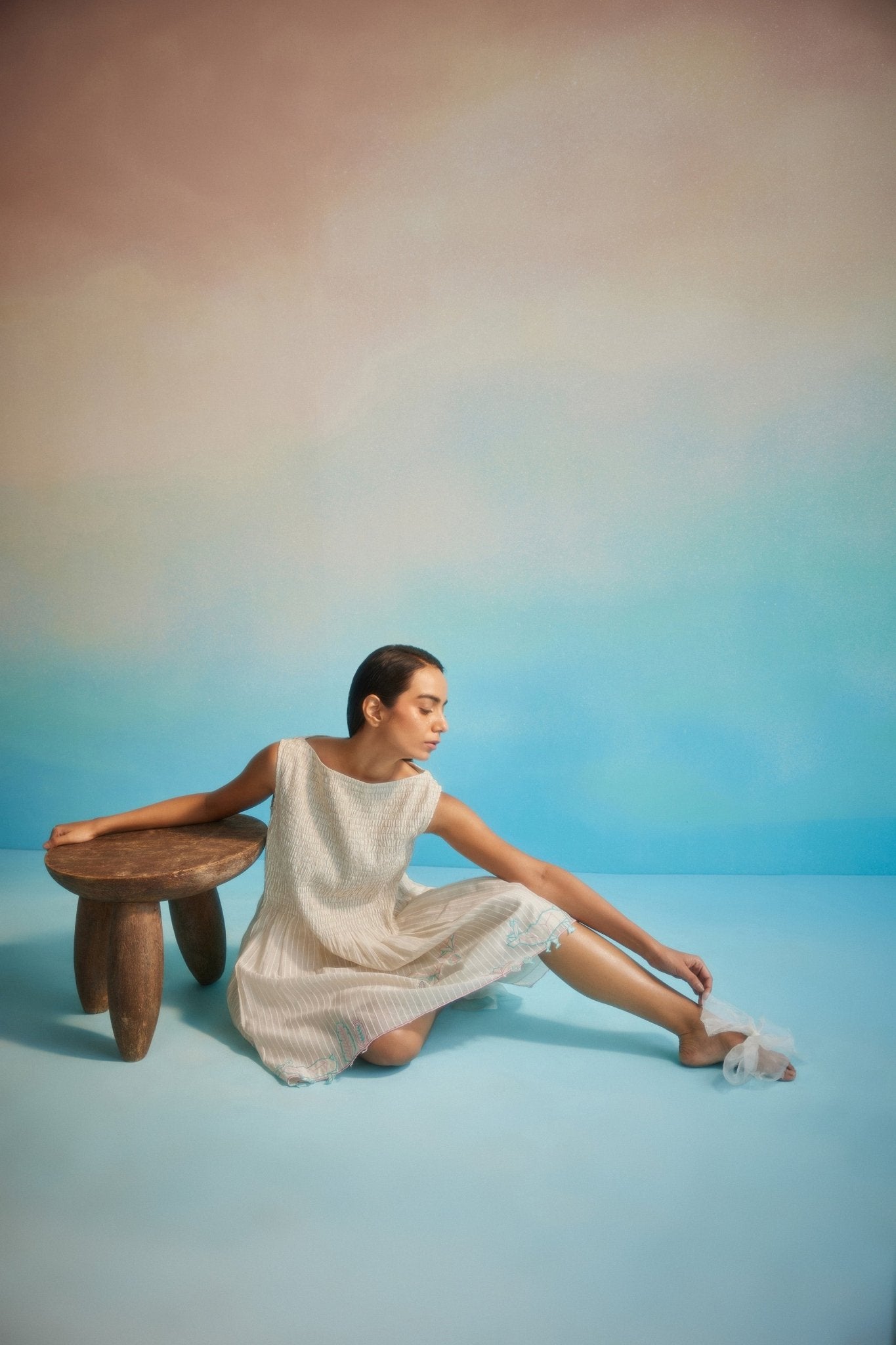 Miyabi Ruching Dress - CiceroniDressesAhmev