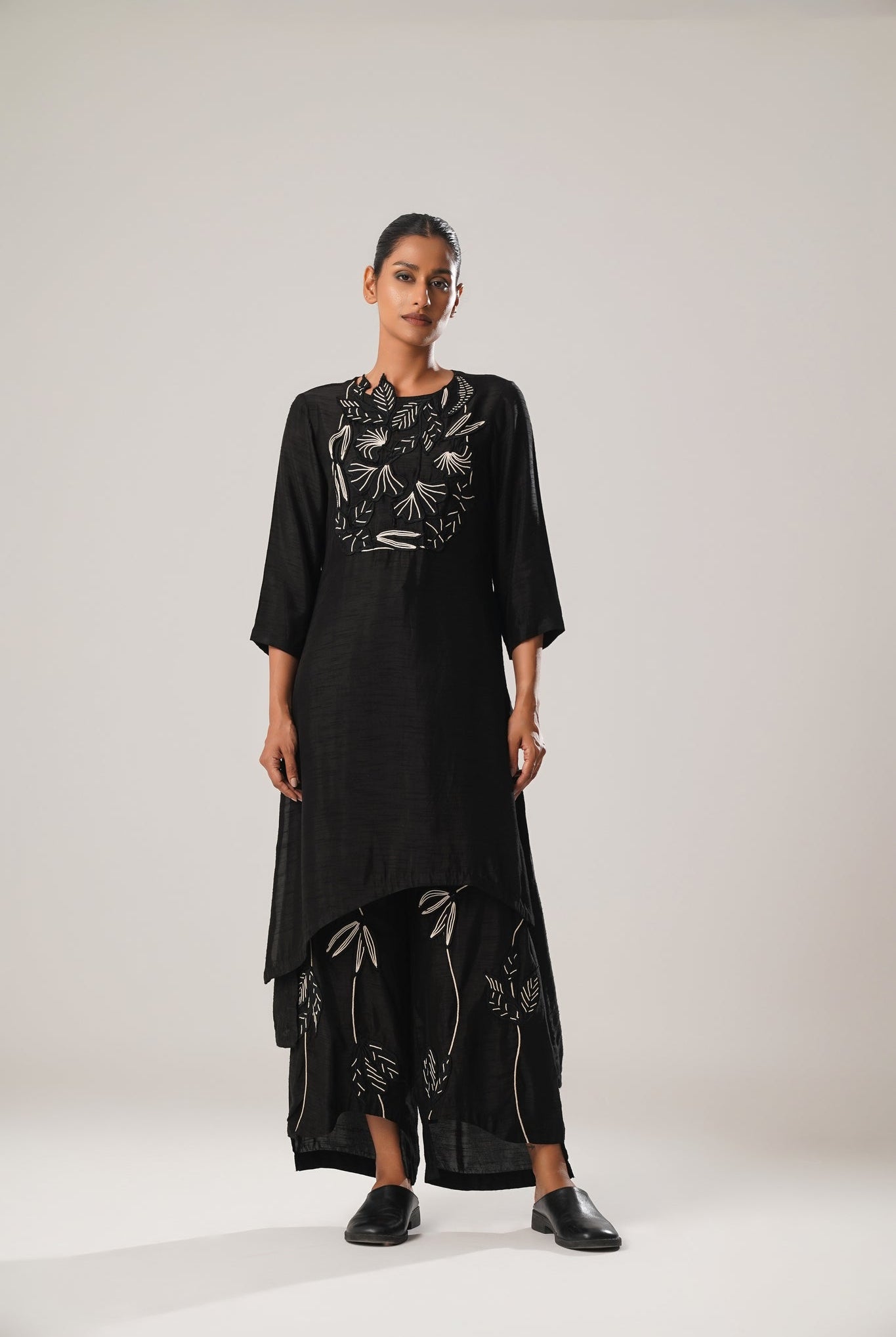 MJ High Low Kurta + Pants - CiceroniKurta Set, Festive WearATBW