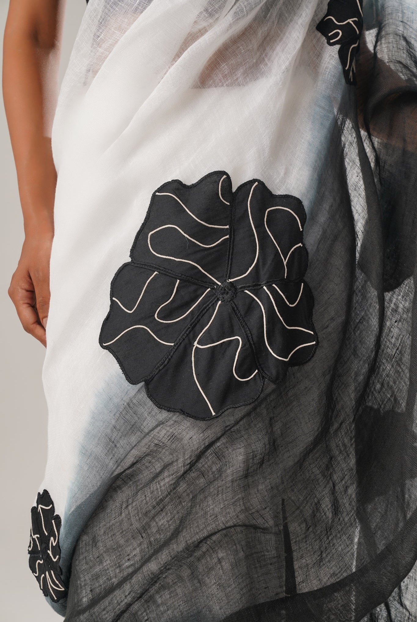 MJ Ombre Floral Saree - CiceroniSareeATBW