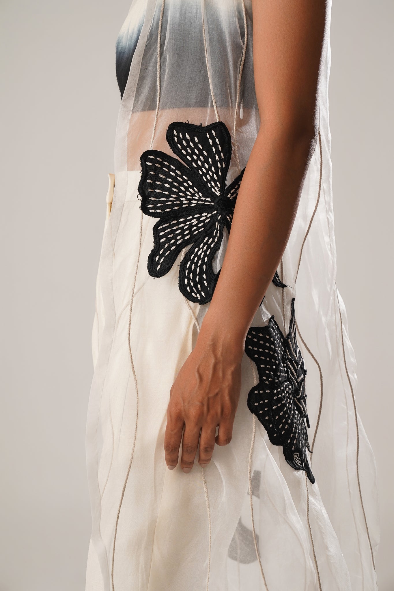 MJ Ombre Top + Cigarette Pants + Organza Jacket - CiceroniCo - ord SetATBW