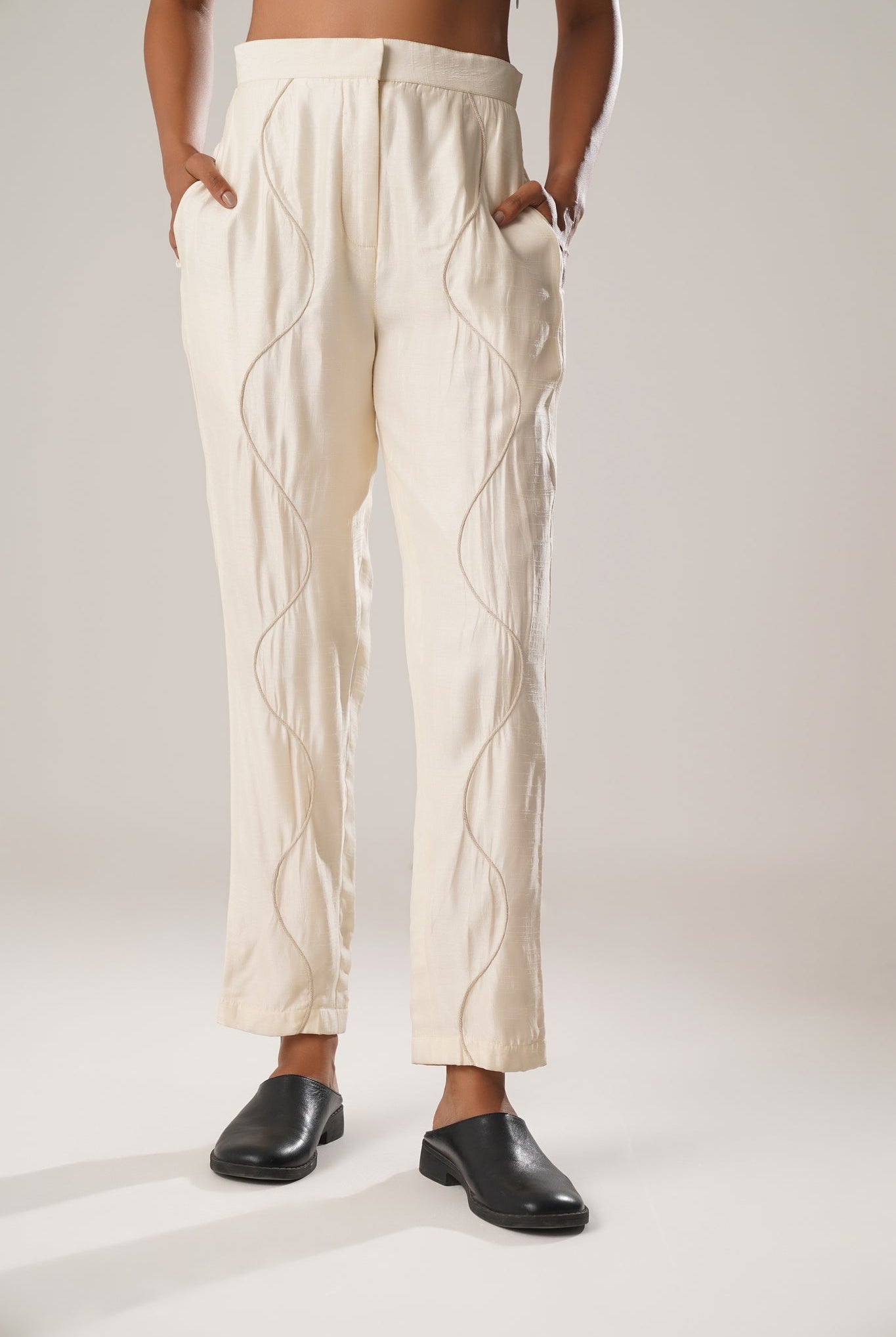 MJ Ombre Top + Cigarette Pants + Organza Jacket - CiceroniCo - ord SetATBW