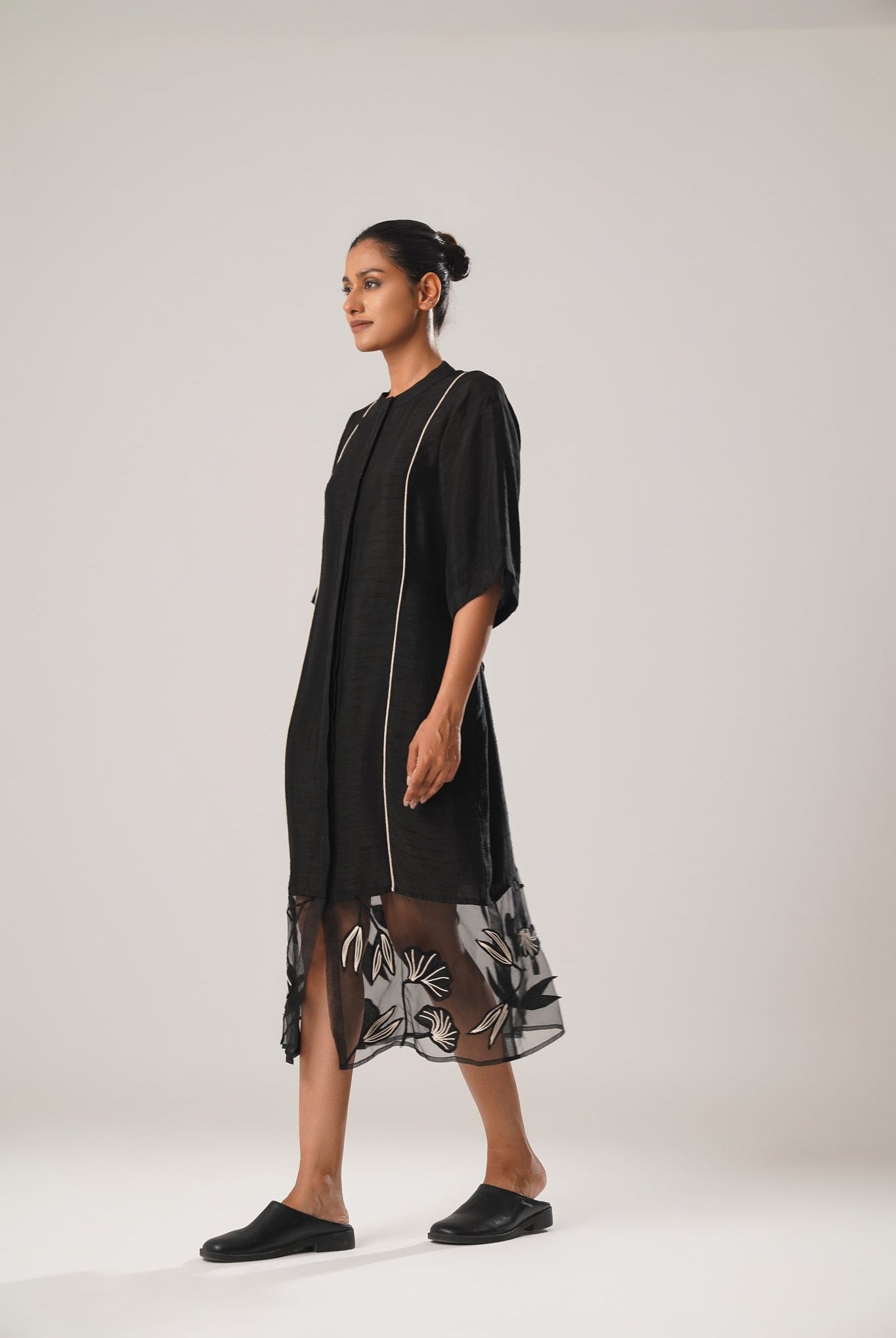MJ Organza Panel Dress - CiceroniDressesATBW