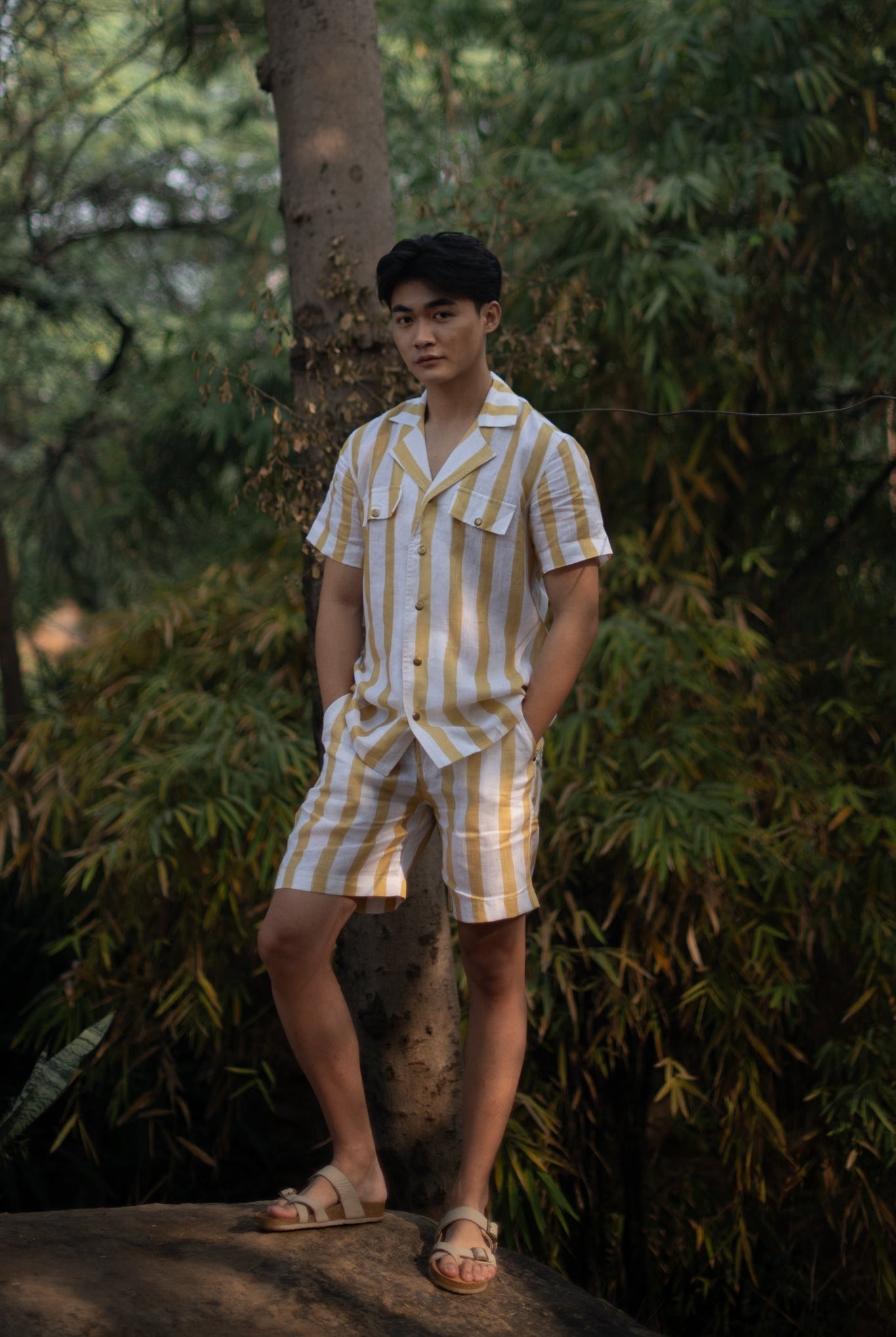 Moira Shorts - Stripes - CiceroniShortsThe Terra Tribe