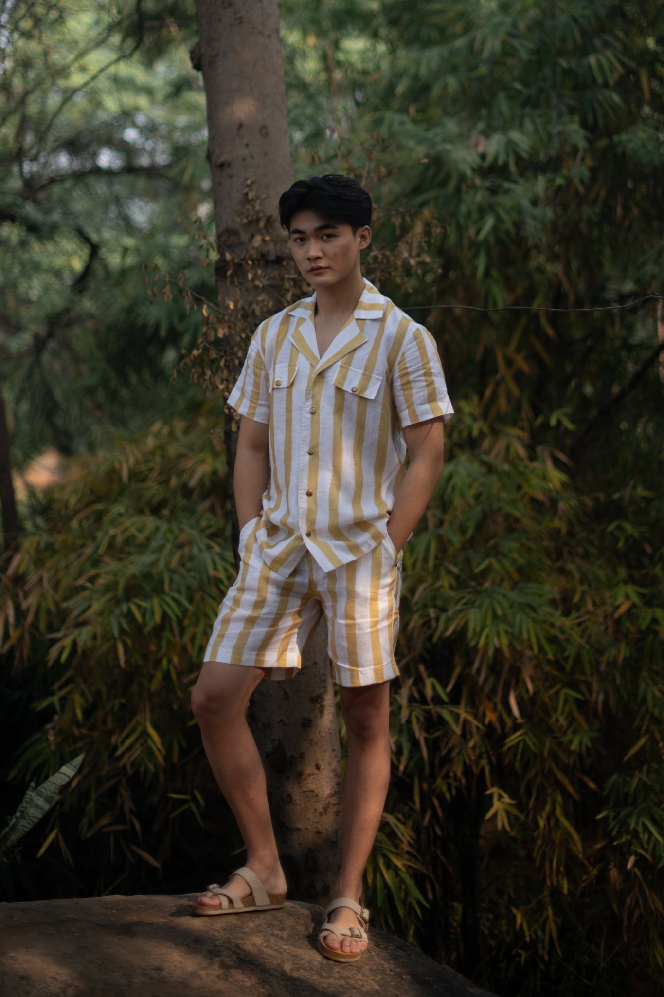 Moira Shorts - Stripes - CiceroniShortsThe Terra Tribe