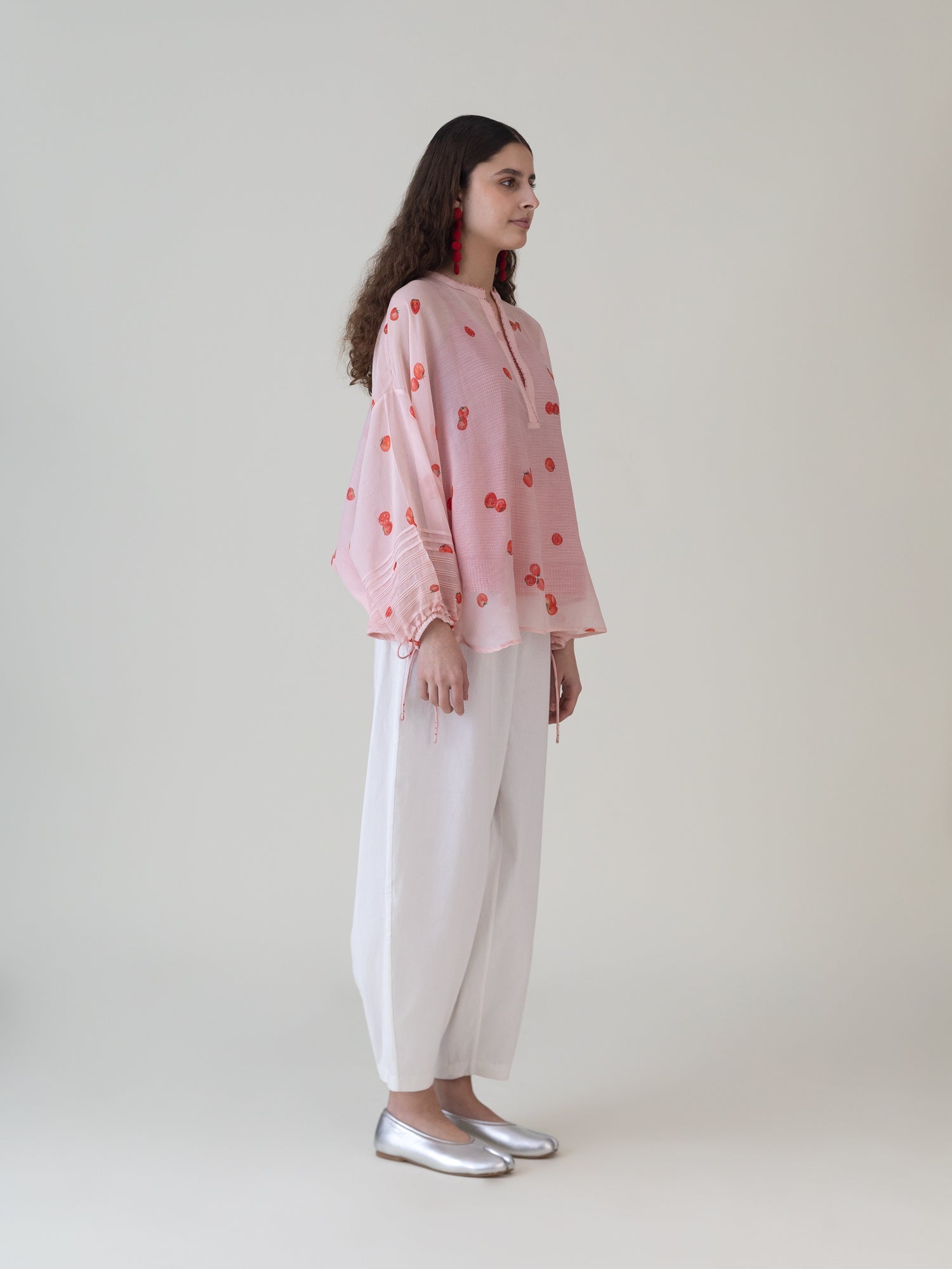 Momotaro Pink Top - CiceroniWomen ShirtsShades of India