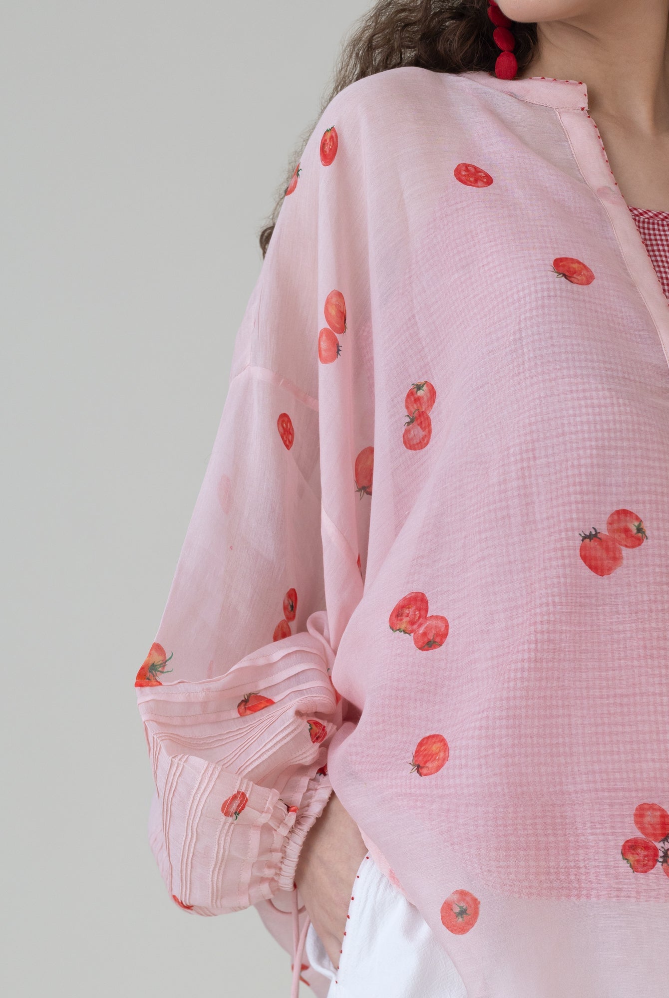 Momotaro Pink Top - CiceroniWomen ShirtsShades of India