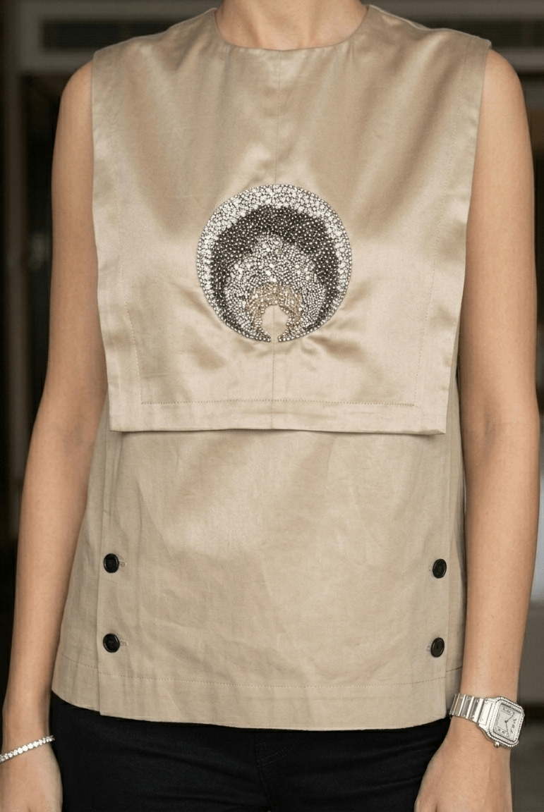 Moonstruck Oak Flap Top - CiceroniTopArtbeats by Keerthana