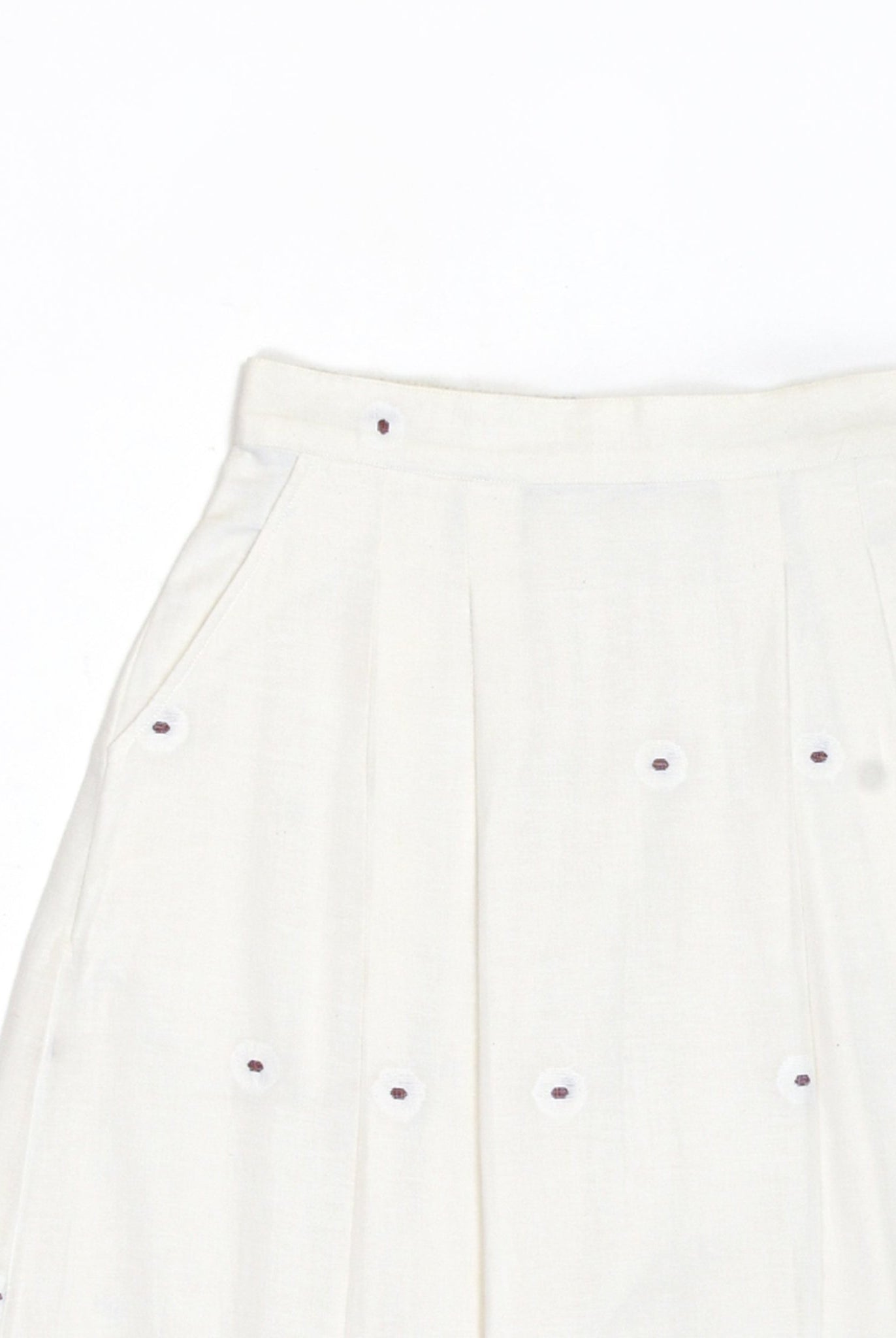 Morisot Jamdani Co - ord - Soft White - CiceroniSkirt SetHiranya