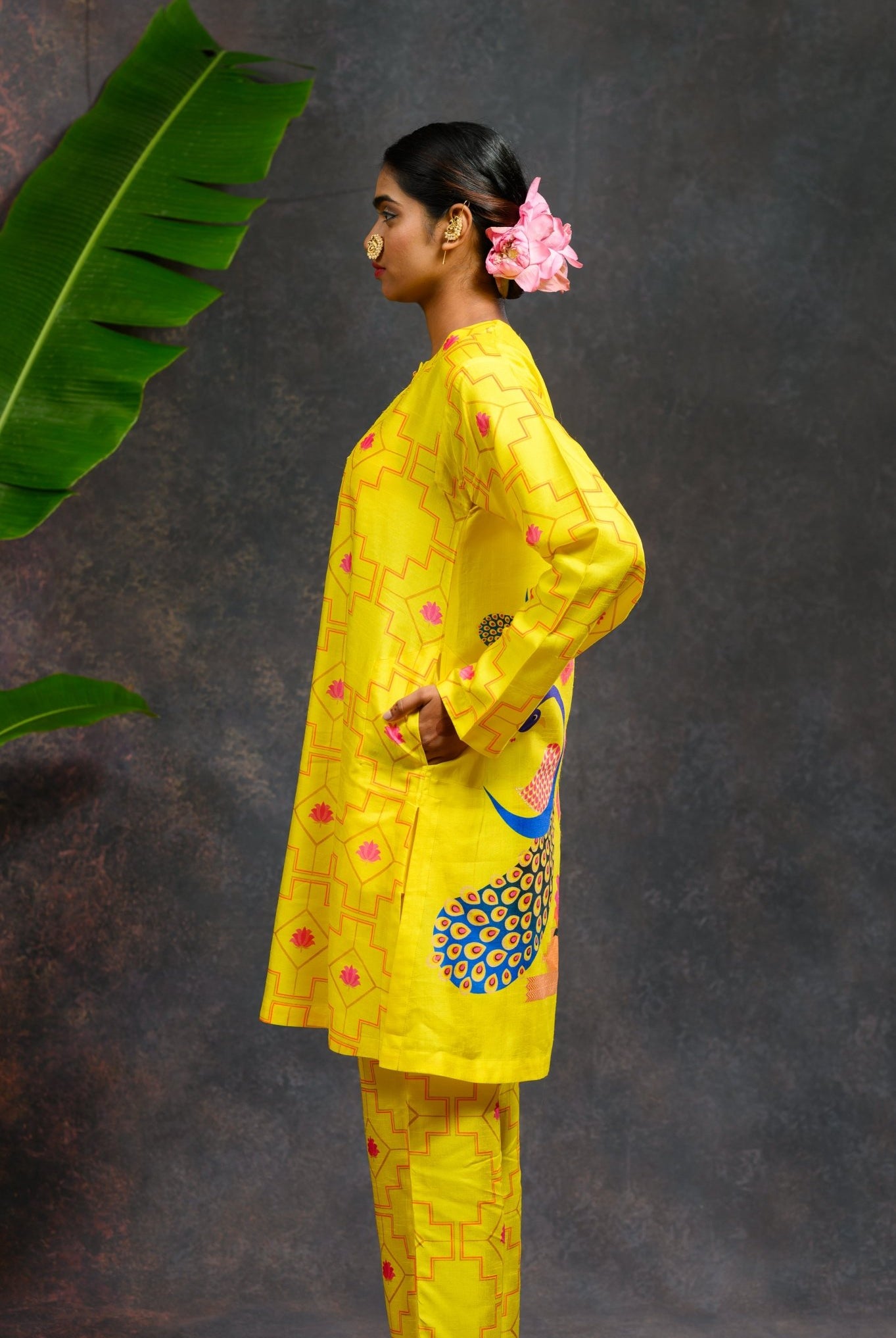 Morvika Yellow Co - ord Set - CiceroniCo - ord SetPrachi Kamat