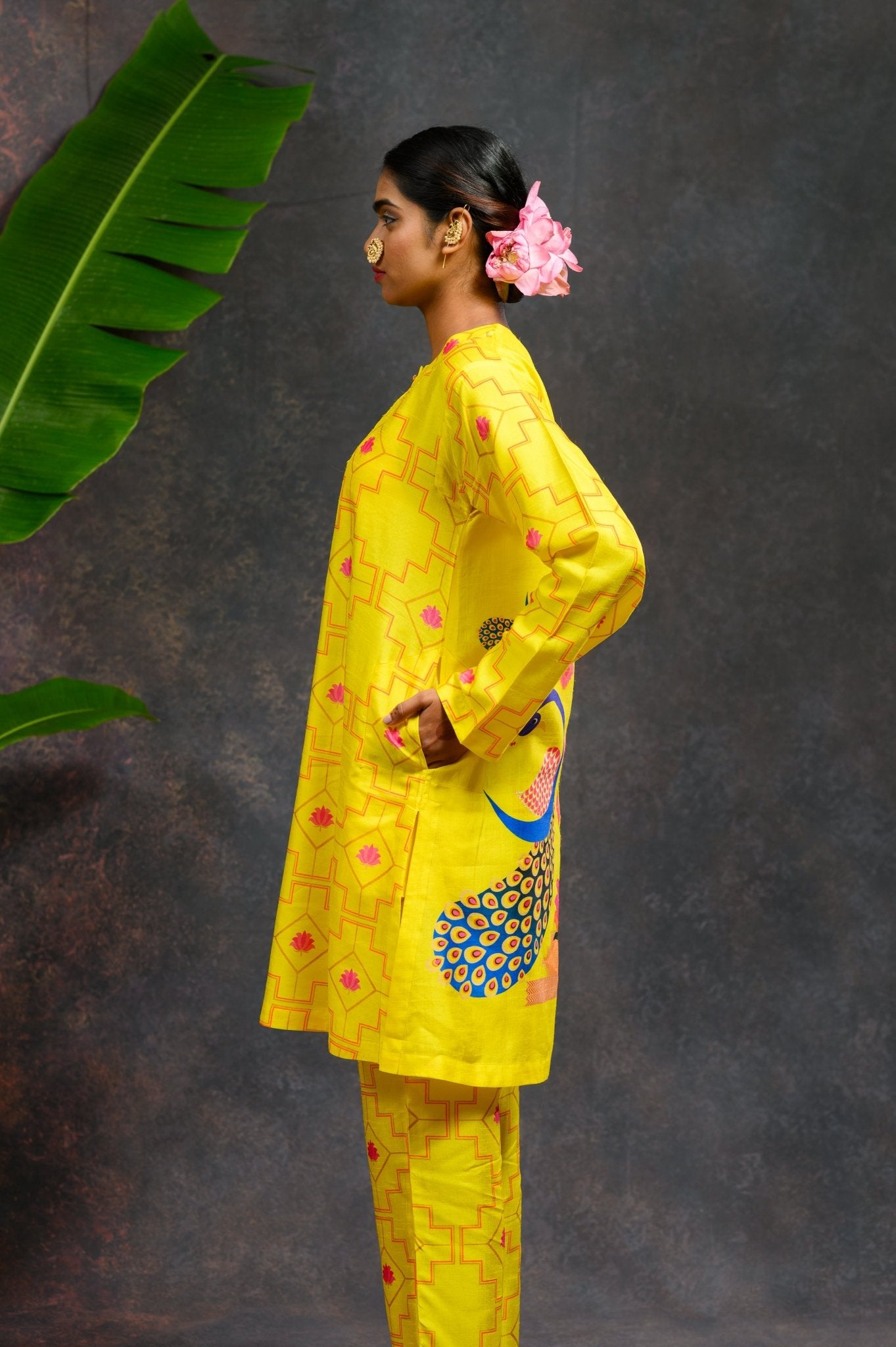 Morvika Yellow Co - ord Set - CiceroniCo - ord SetPrachi Kamat