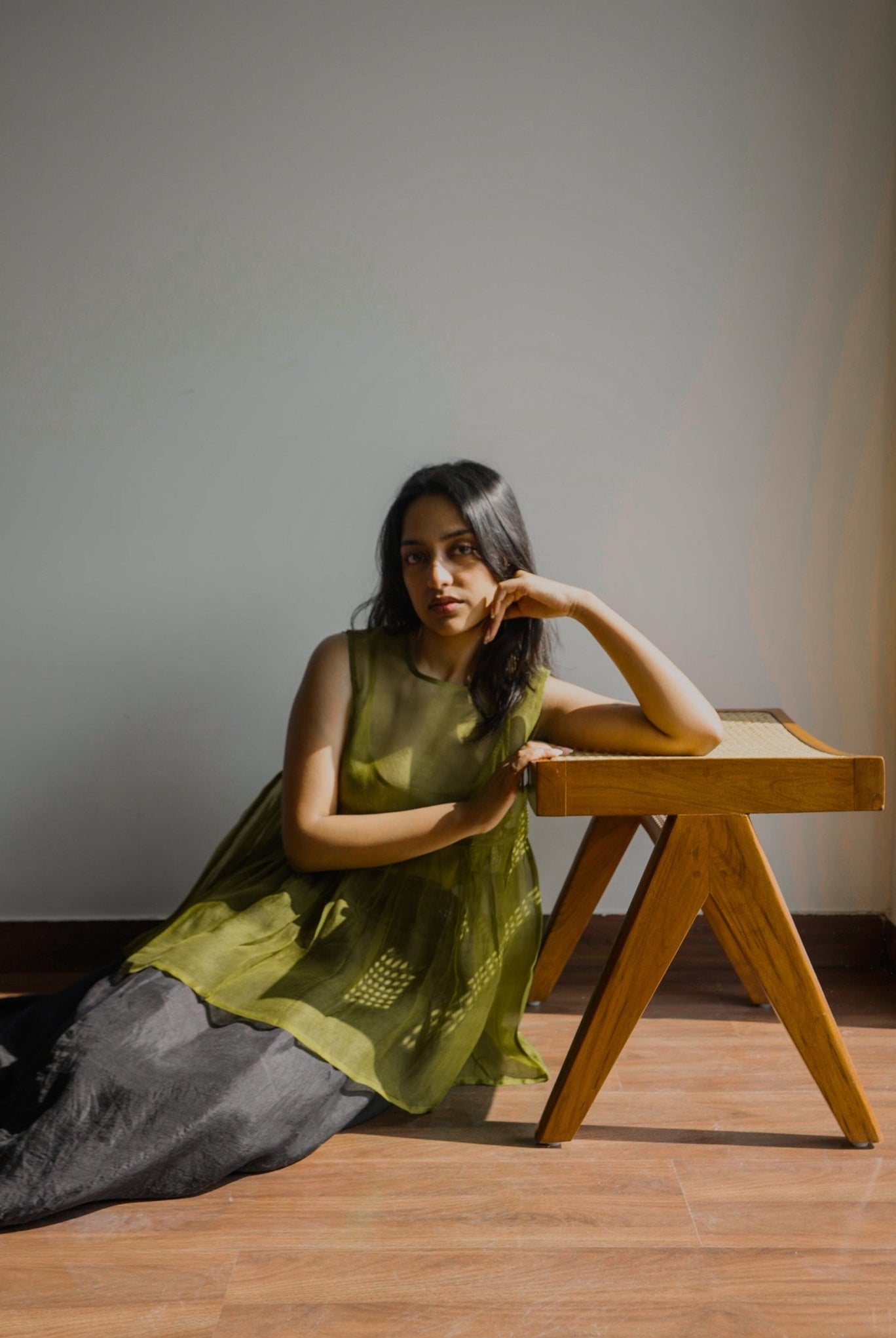 Moss Organza Top - CiceroniTopswith N.