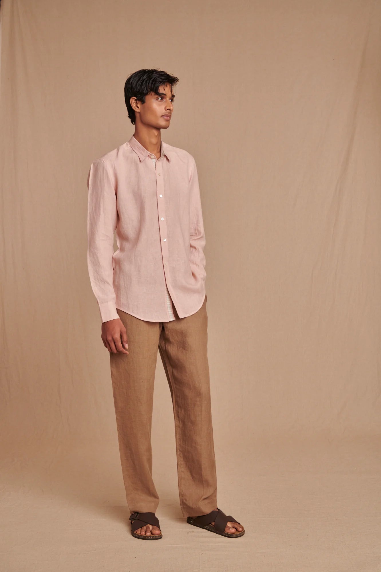 Mousse Linen Men's Lounge Pants - CiceroniPantsSaphed