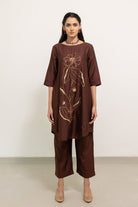 Mrinal Embroidered Co - ord Set - CiceroniKurta Set, Festive WearSilai Studio