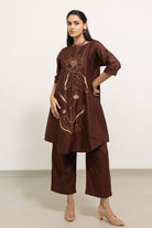 Mrinal Embroidered Co - ord Set - CiceroniKurta Set, Festive WearSilai Studio