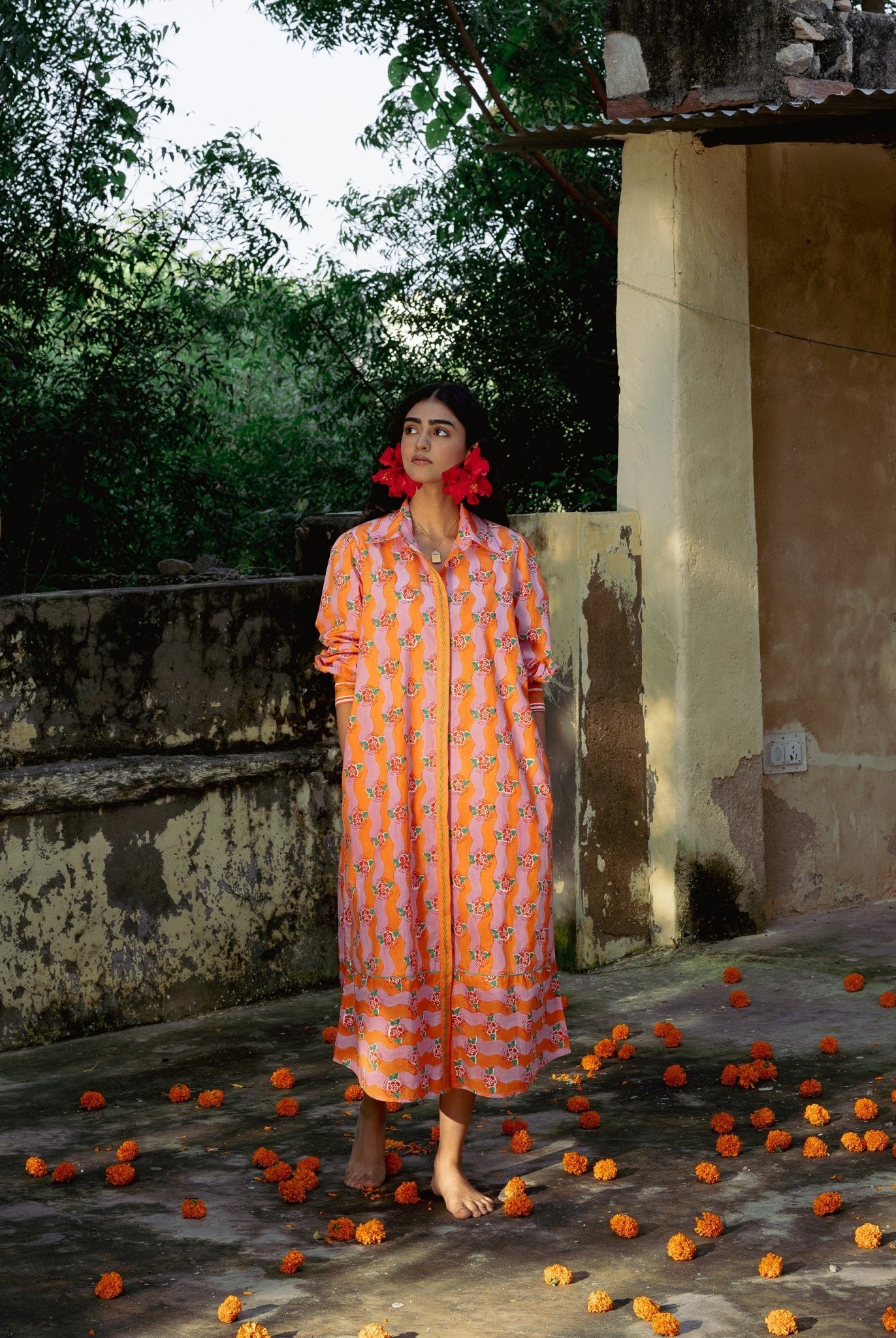 Mughal Shirt Dress - CiceroniDressesThe Raw India