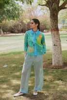 Mulmul Renè Shirt In Chetti Green Print - CiceroniWomen ShirtsNIKYTA