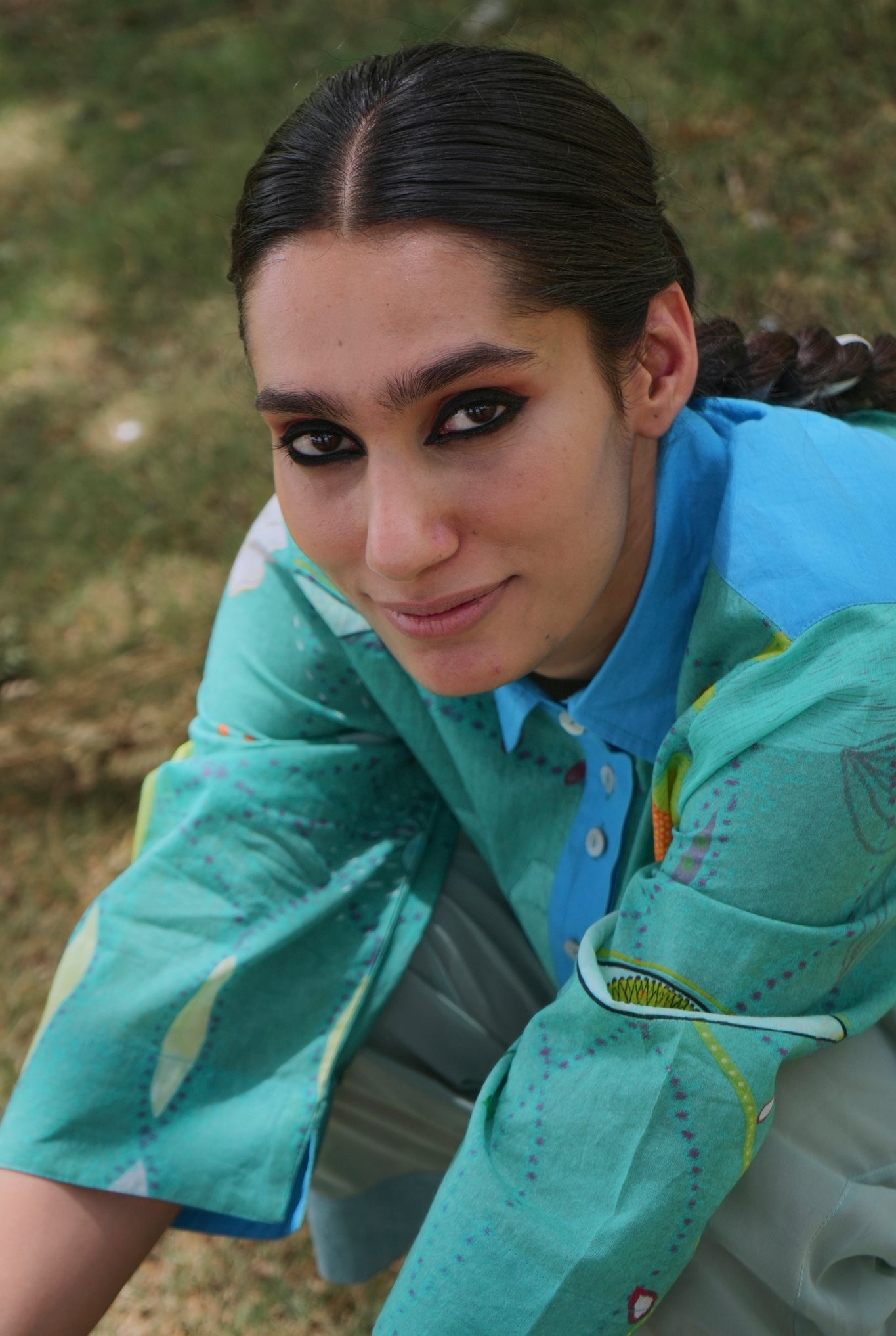 Mulmul Renè Shirt In Chetti Green Print - CiceroniWomen ShirtsNIKYTA