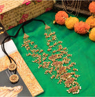 Multi Layered Temple Necklace with Pearls - CiceroniNecklaceAarika