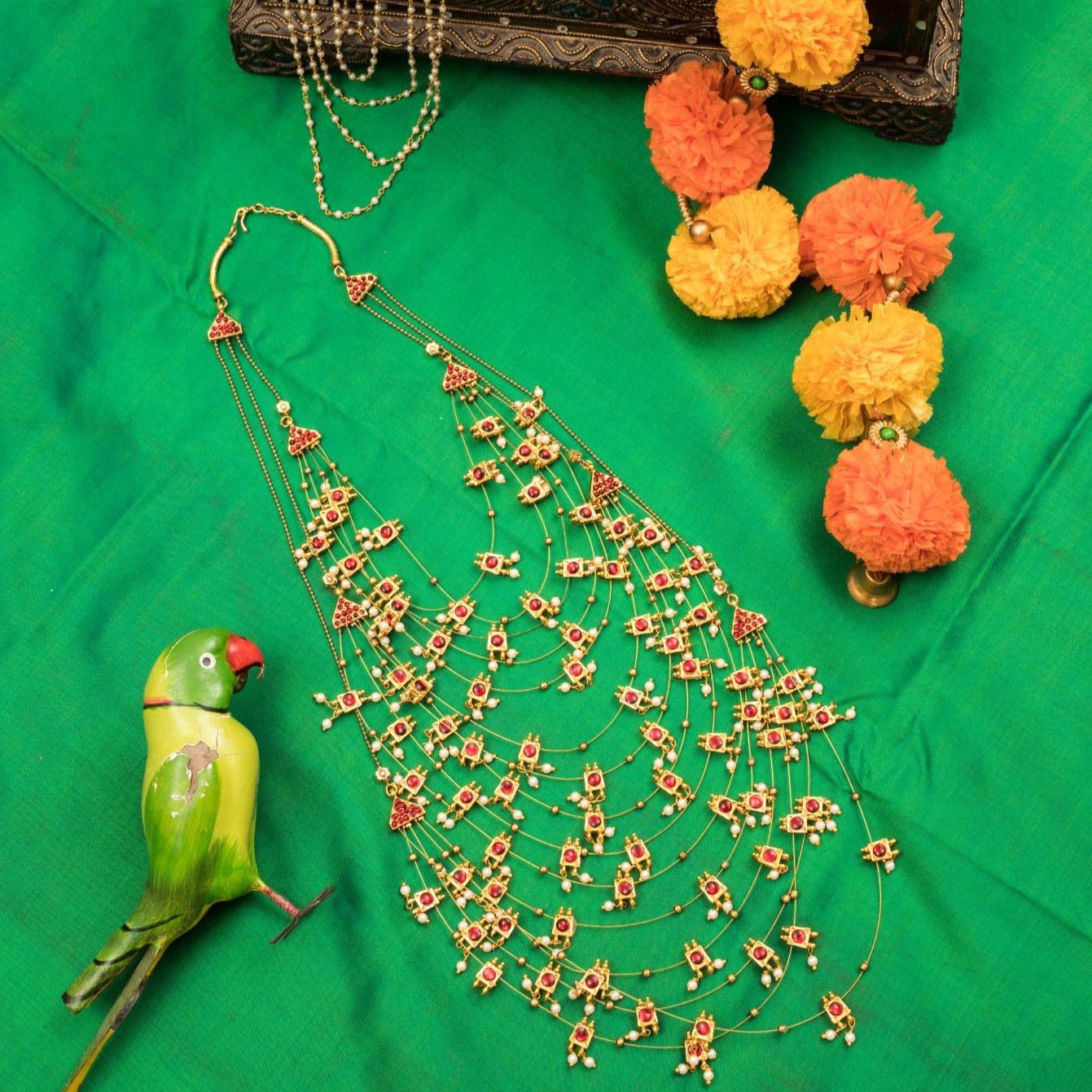 Multi Layered Temple Necklace - CiceroniNecklaceAarika