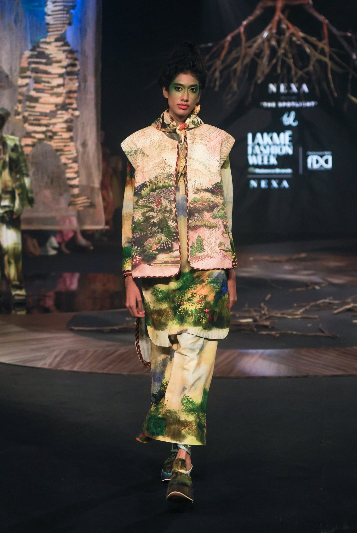 Multi Monet Kurta Set - CiceroniKurta Set, Everyday WearTil