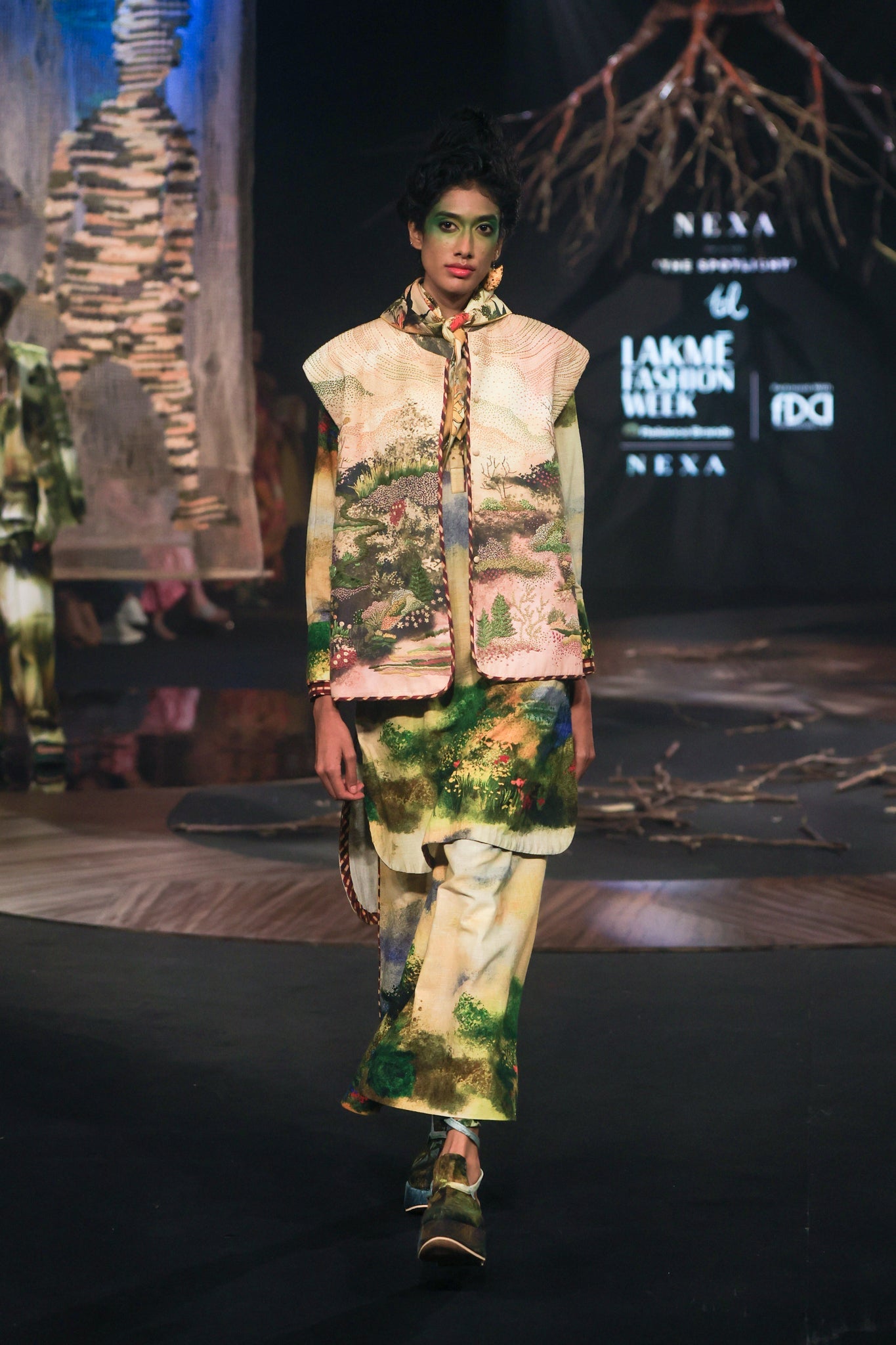 Multi Monet Kurta Set - CiceroniKurta Set, Everyday WearTil