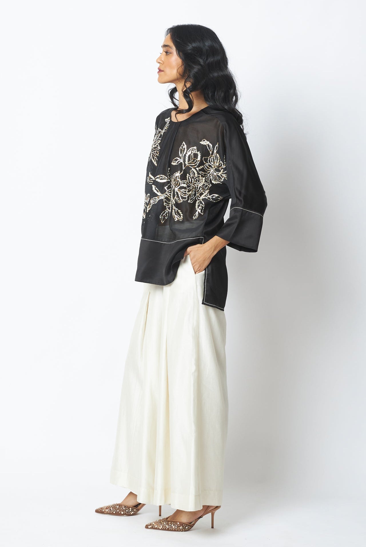 Munmun - Starlit Sheer Top + Pants - CiceroniCo - ord SetMadder Much
