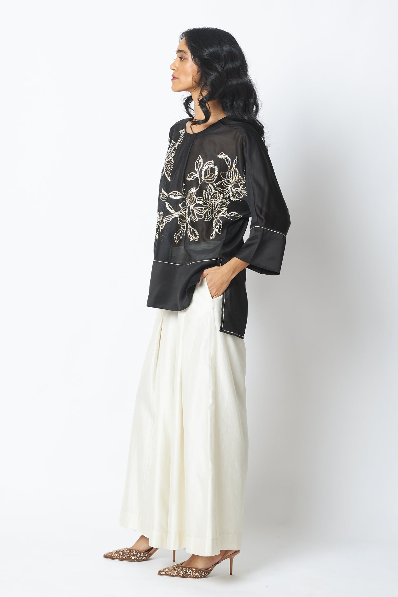 Munmun - Starlit Sheer Top + Pants - CiceroniCo - ord SetMadder Much