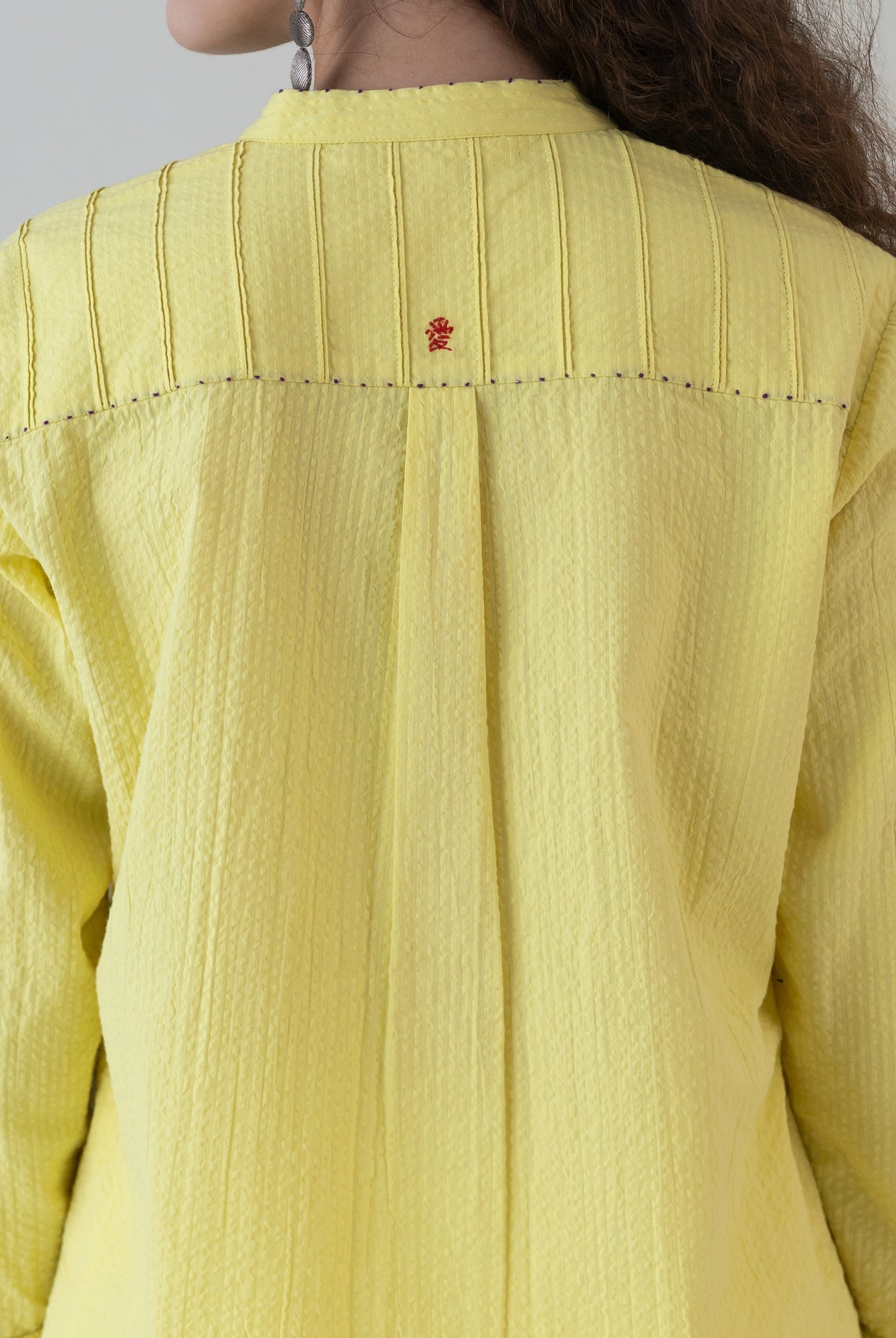 Murasaki Lime Top - CiceroniWomen ShirtsShades of India