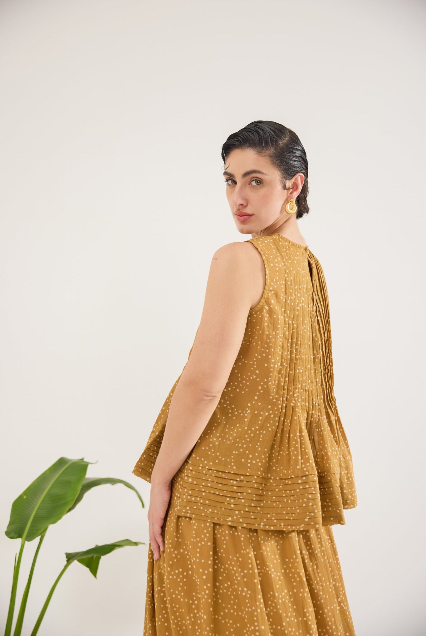 Mustard Mirage Top - CiceroniTopsTaro